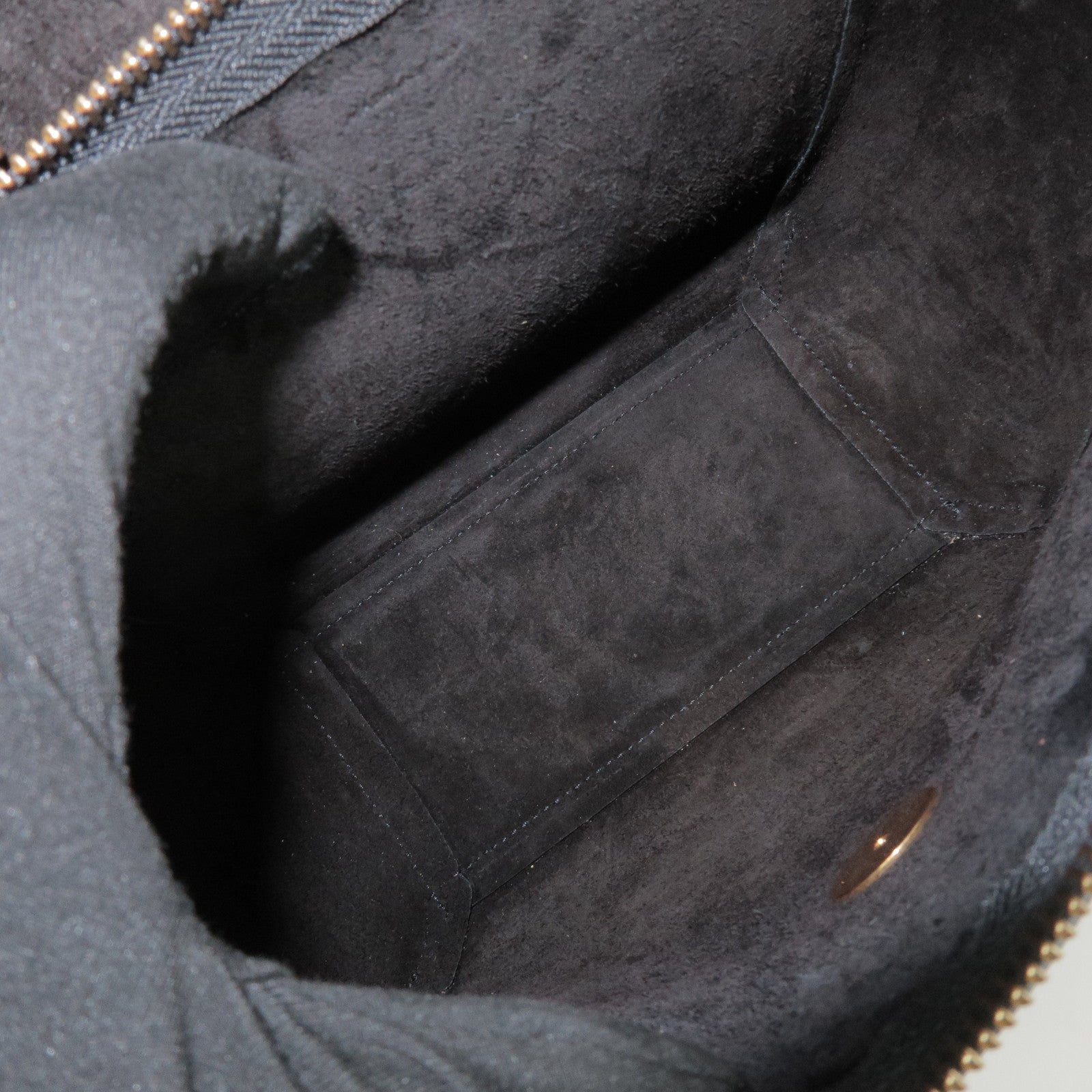 CELINE Belt Bag Leather 2WAY Bag Shoulder Bag Hand Bag Black