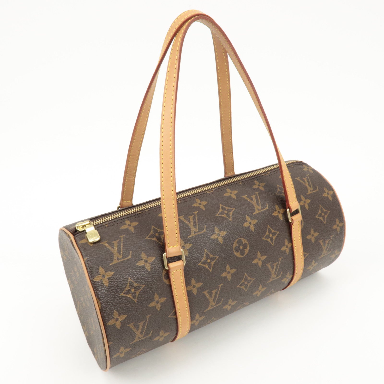 Louis Vuitton Monogram Canvas Leather Papillon 30 Brown M51385 Used