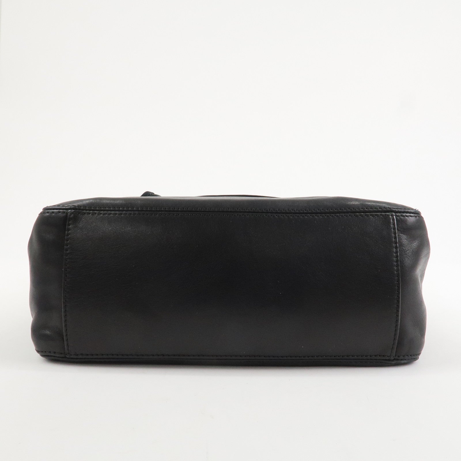 CHANEL COCO Mark Lamb Skin Shoulder Bag Hand Bag Tassel Black