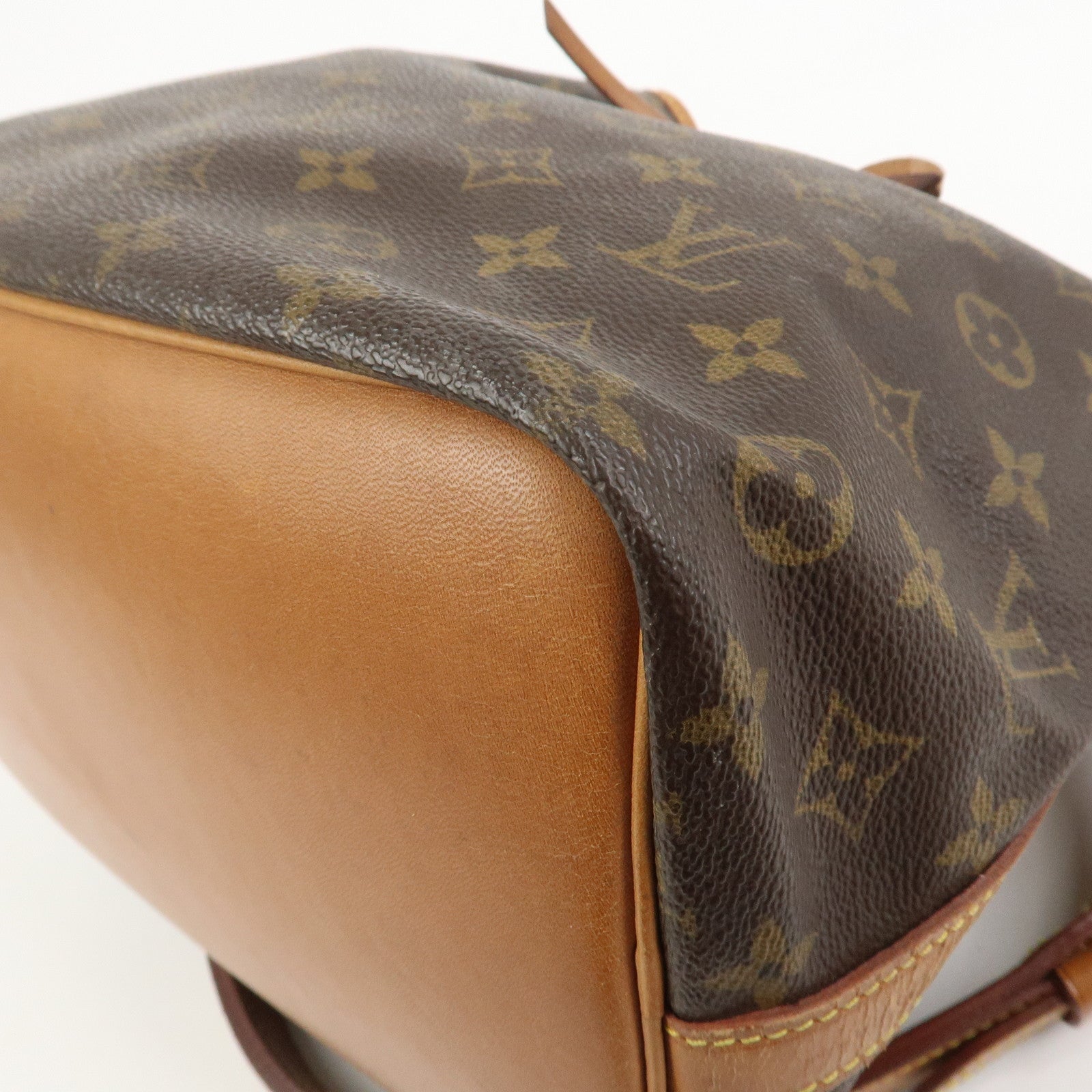 Louis Vuitton Monogram Petit Noe Shoulder Bag Brown M42226