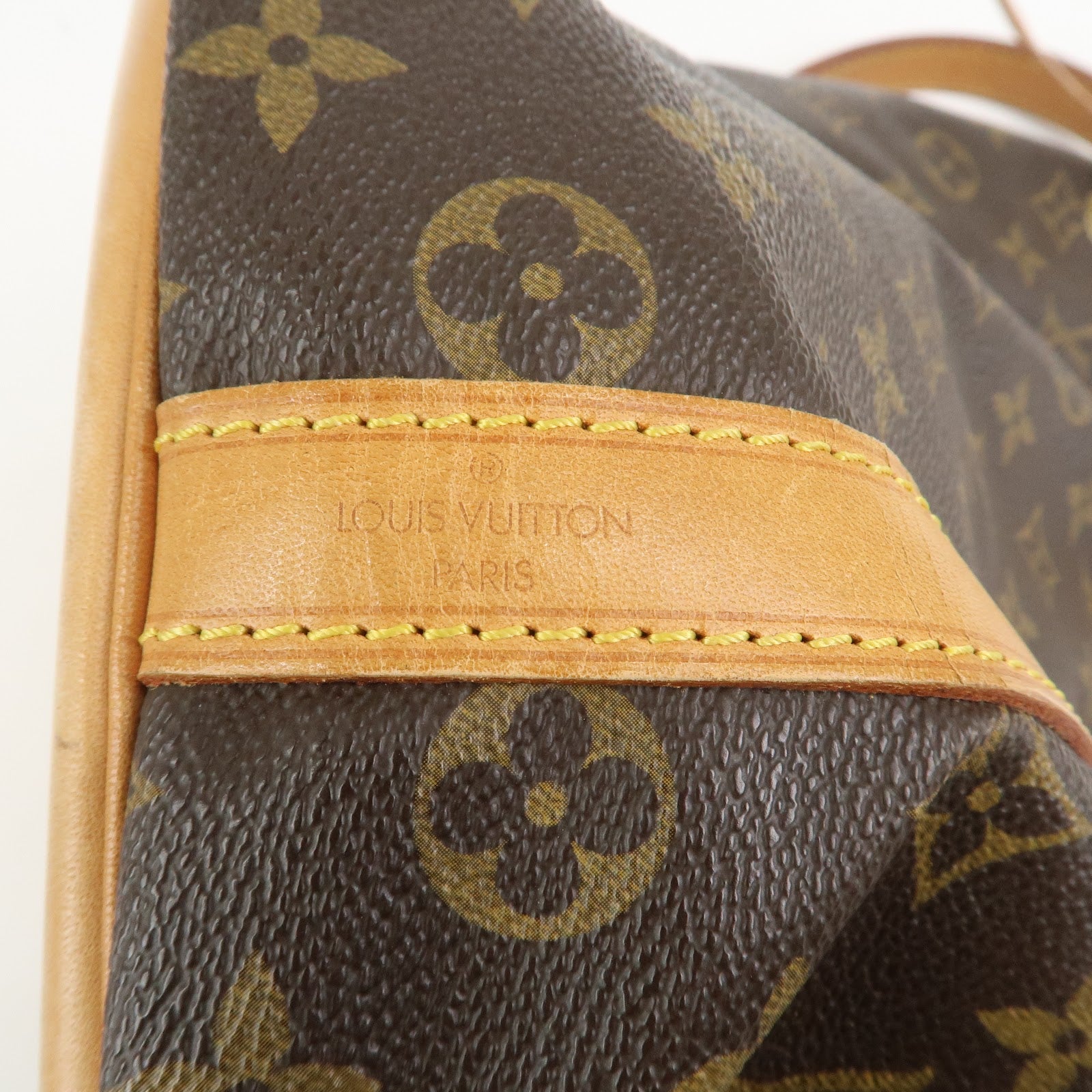 Louis Vuitton Monogram Petit Noe Shoulder Bag Brown M42226