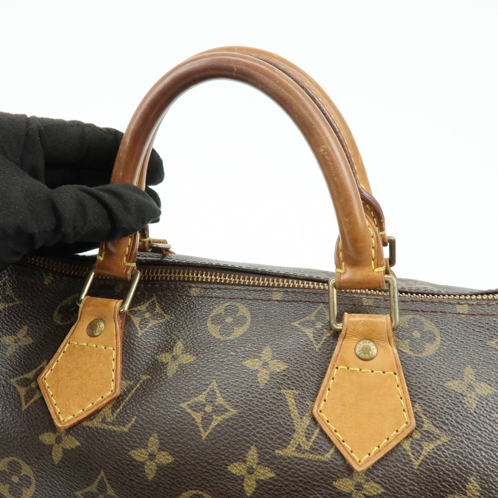 Louis Vuitton Monogram Speedy 30 Boston Bag Hand Bag Brown M41526