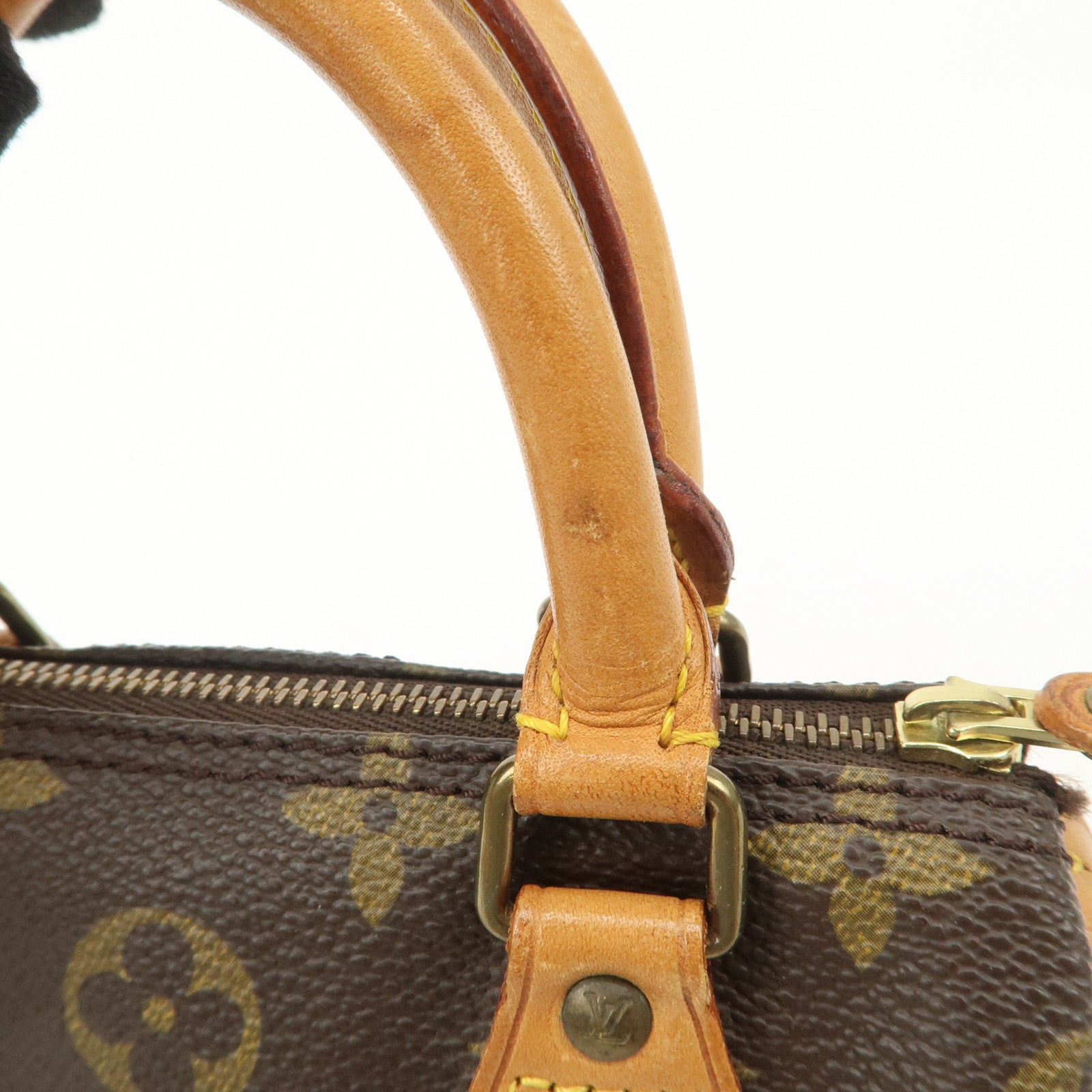 Louis Vuitton Monogram Canvas Mini Speedy Hand Bag Brown M41534