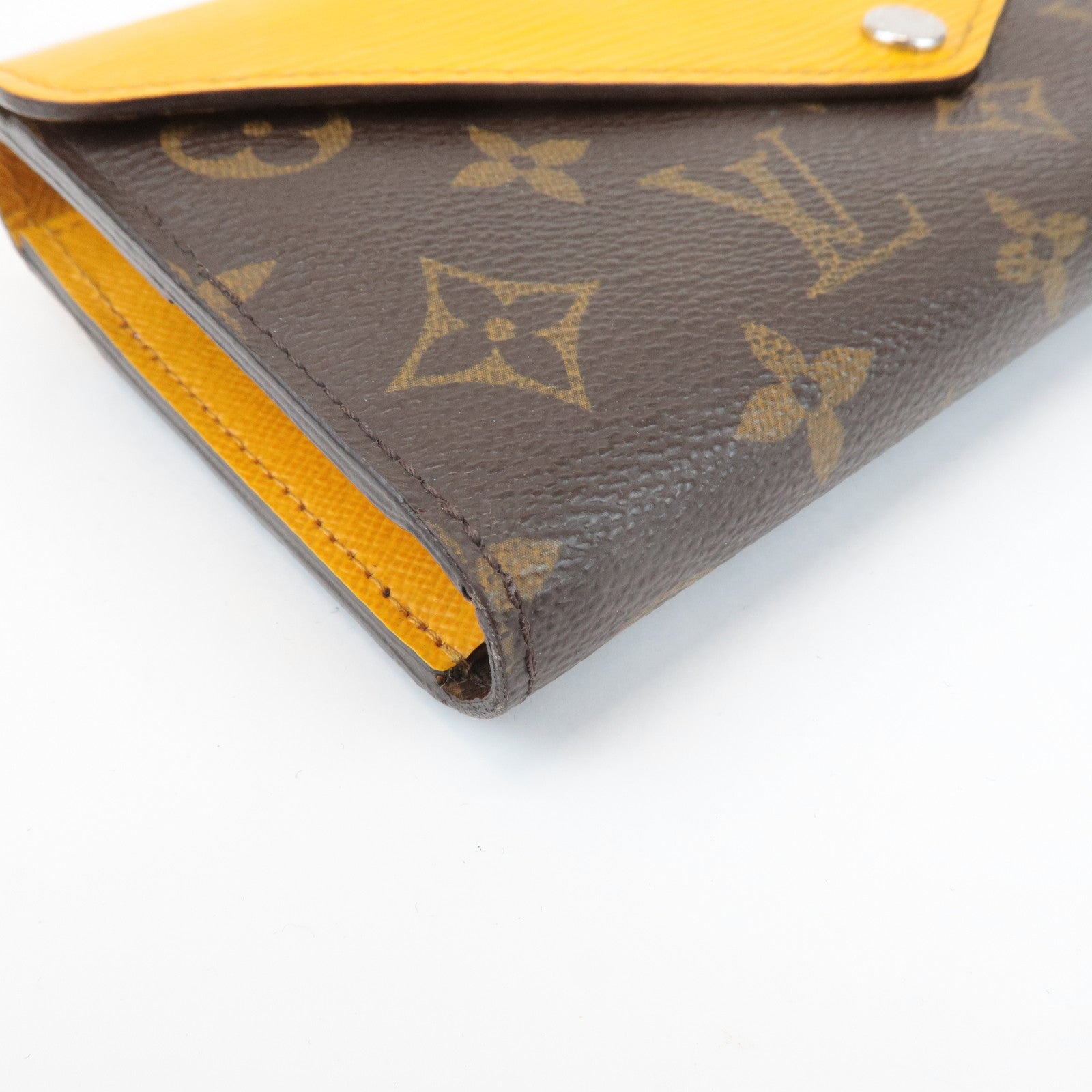 Louis Vuitton Monogram Epi Portefeuille Marie Louron Yellow M60506 Used