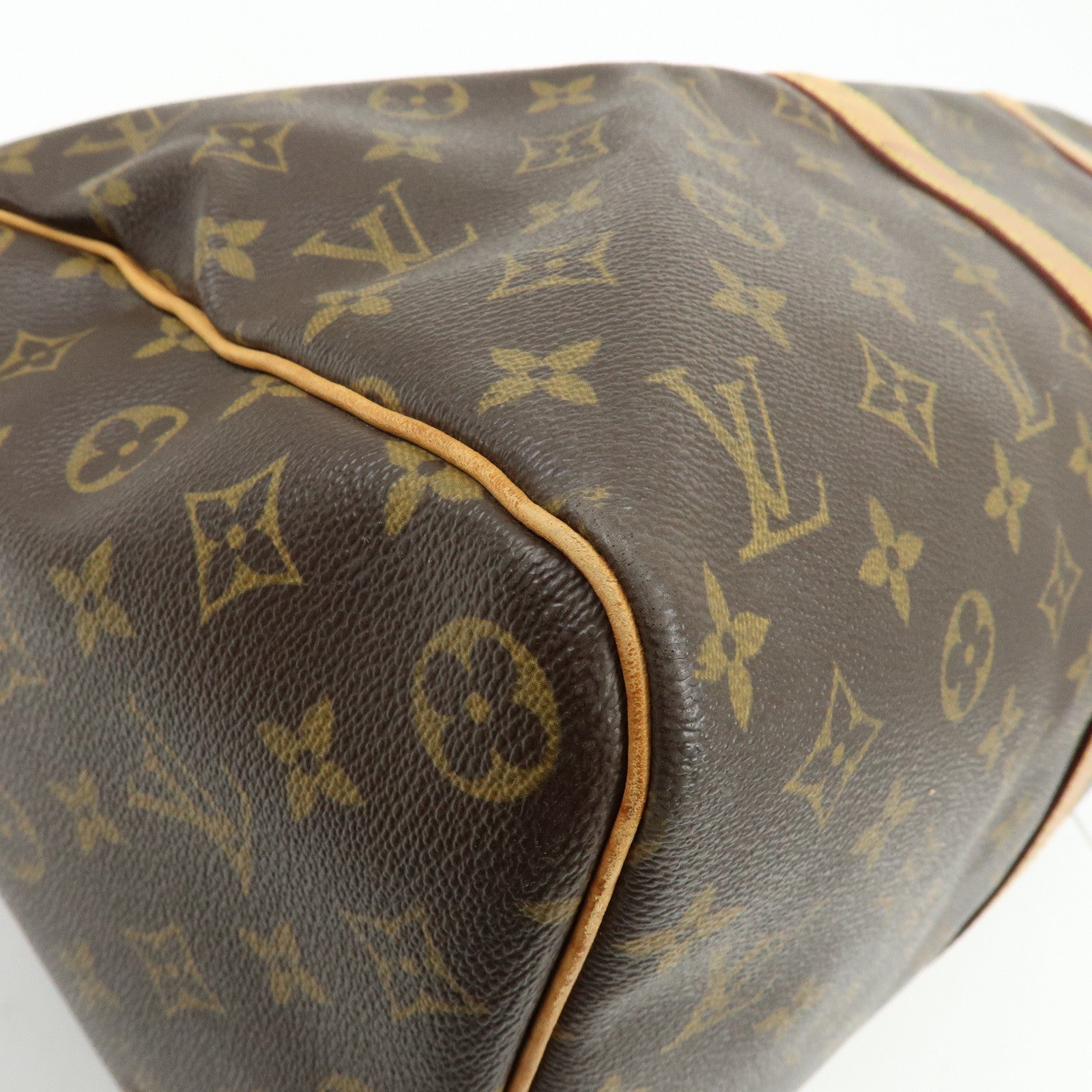 Louis Vuitton Monogram Keep All 45 Boston Bag Brown M41428