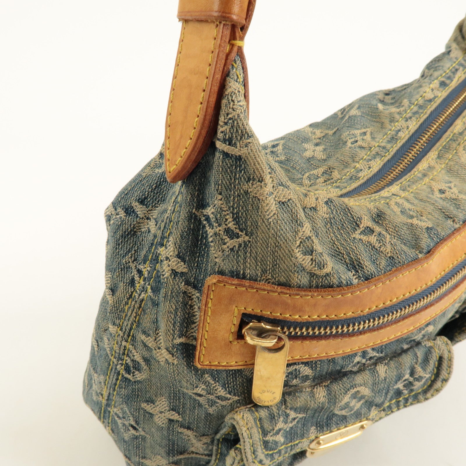 Louis Vuitton Monogram Denim Baggy PM 2Way Shoulder Bag M95049