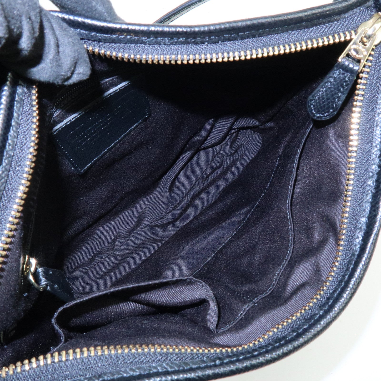 COACH Signature Margot Set of 2 PVC Leather Shoulder Hand Bag Brown