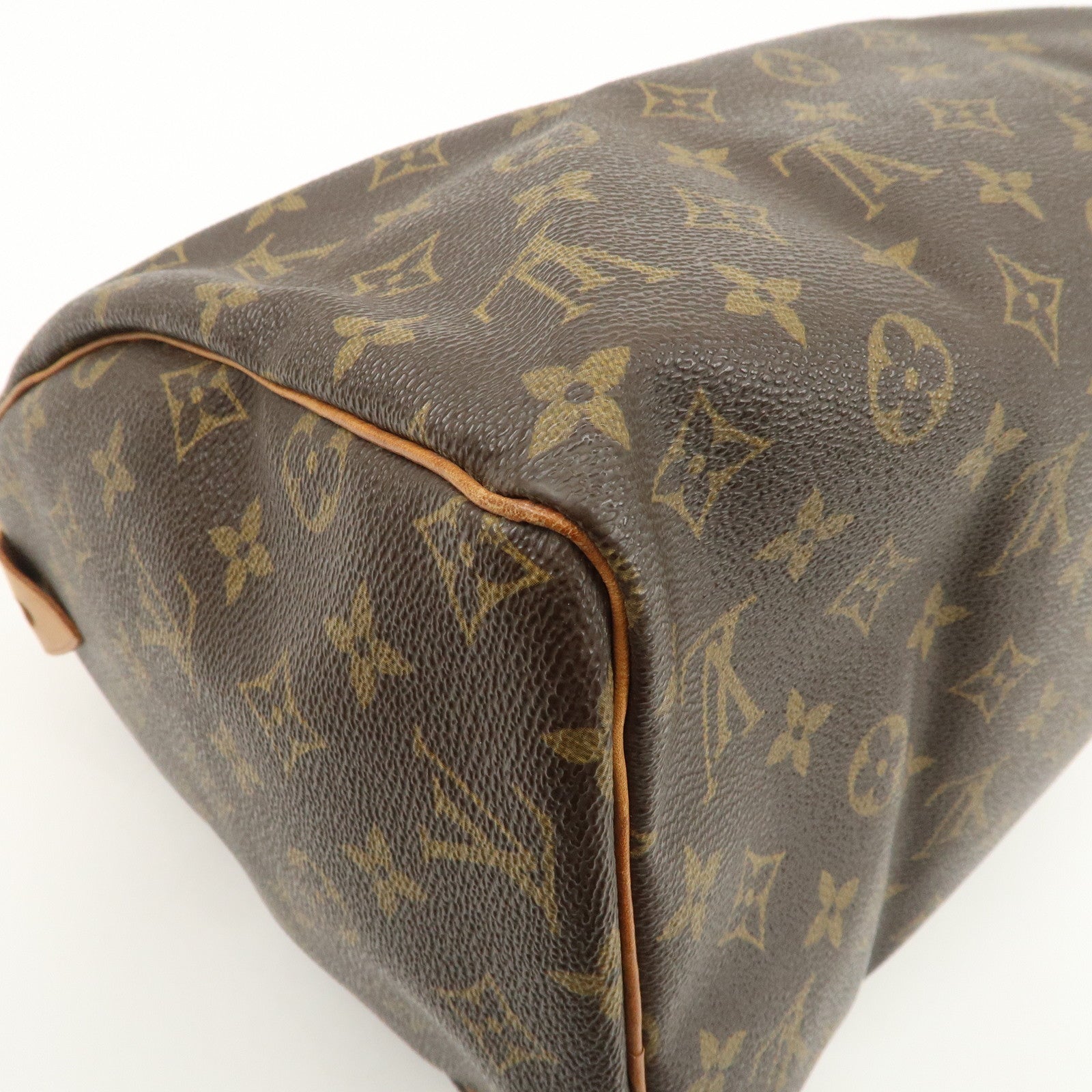 Louis Vuitton Monogram Speedy 30 Boston Bag Brown M41524