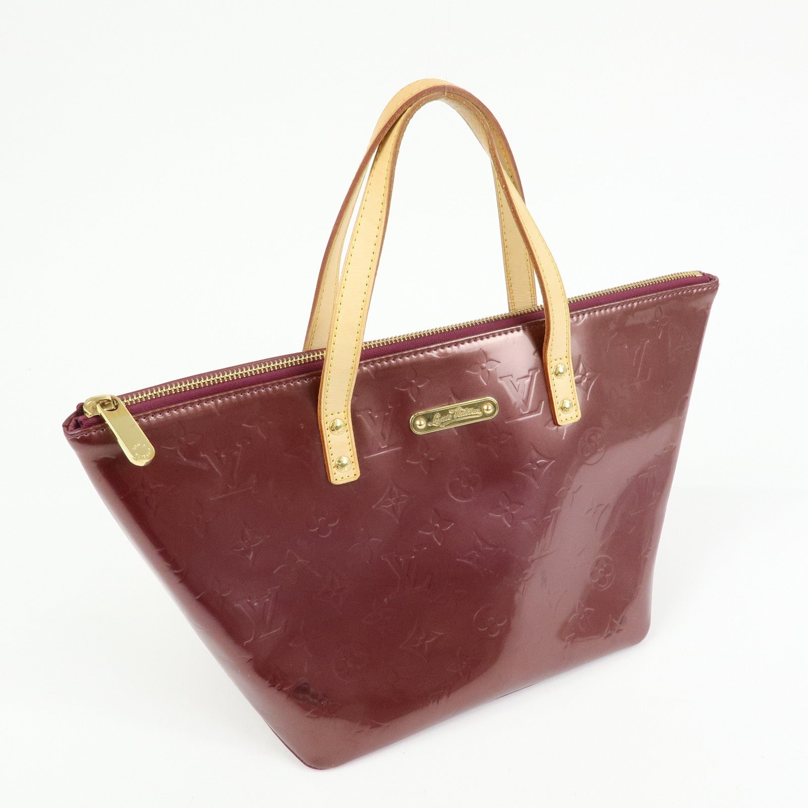 Louis Vuitton Monogram Vernis Bellevue PM Hand Bag Violet M93584