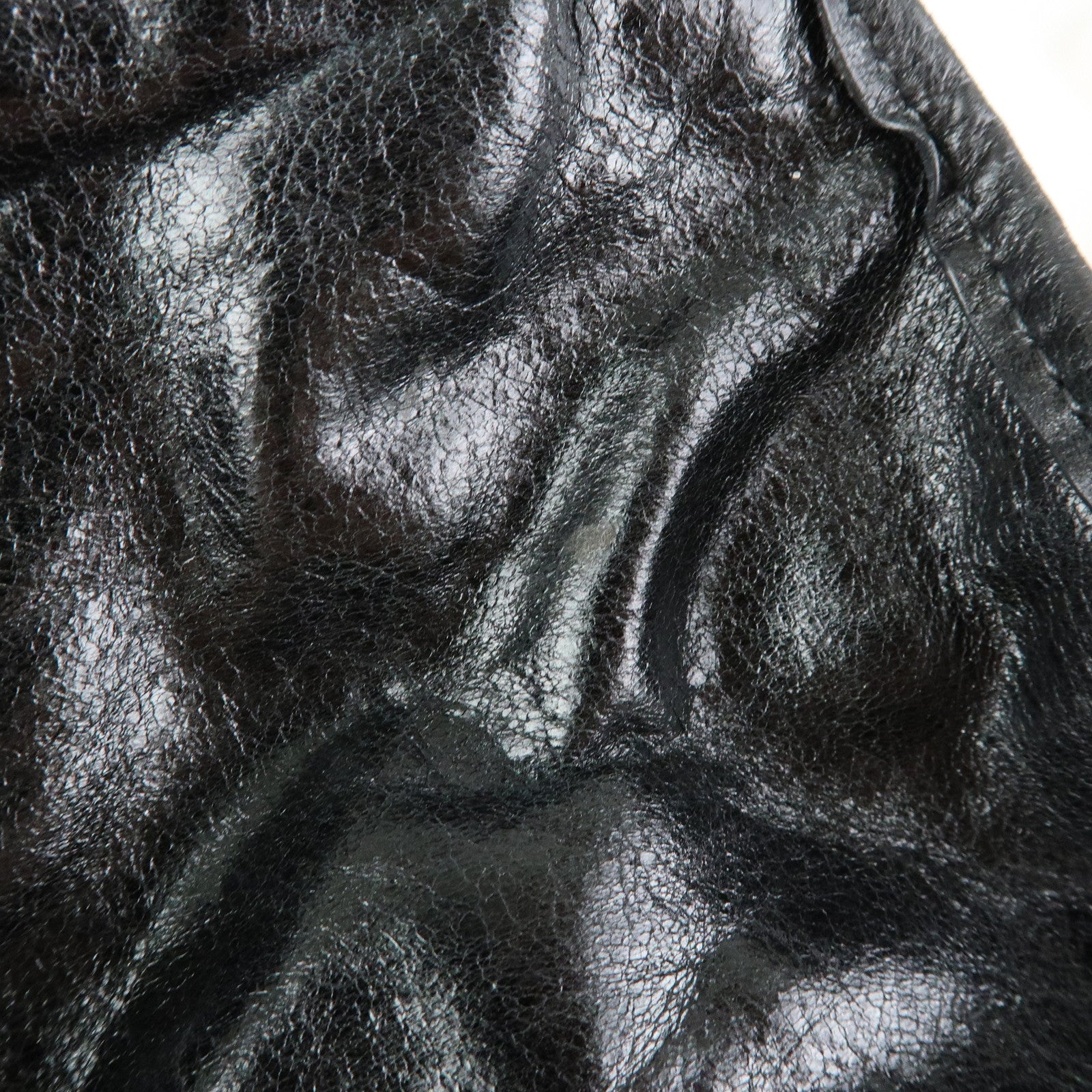 Chloe Bay Leather Hand Bag Tote Bag Black