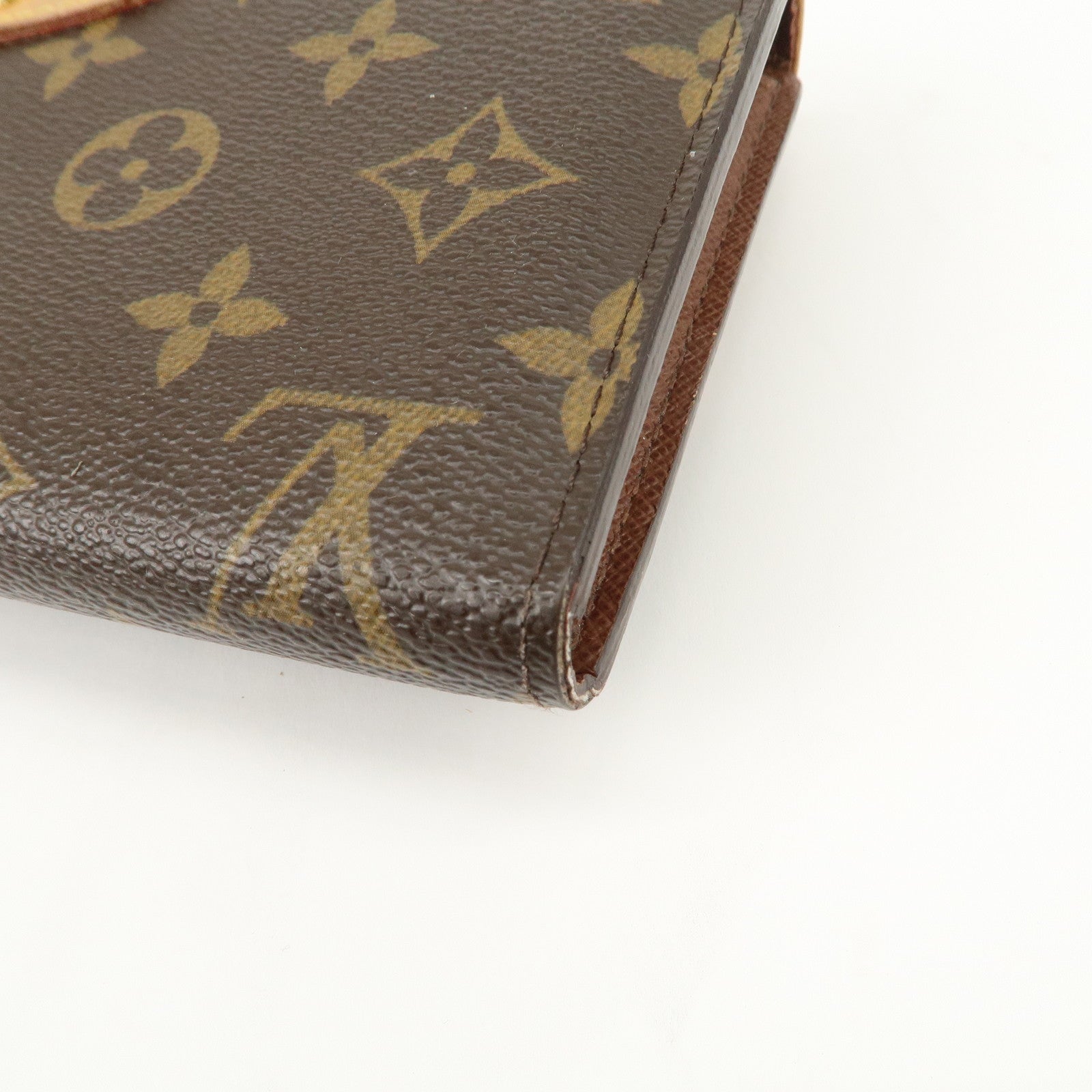 Louis Vuitton Monogran Portefeuille Boetie Long Wallet Brown M63220