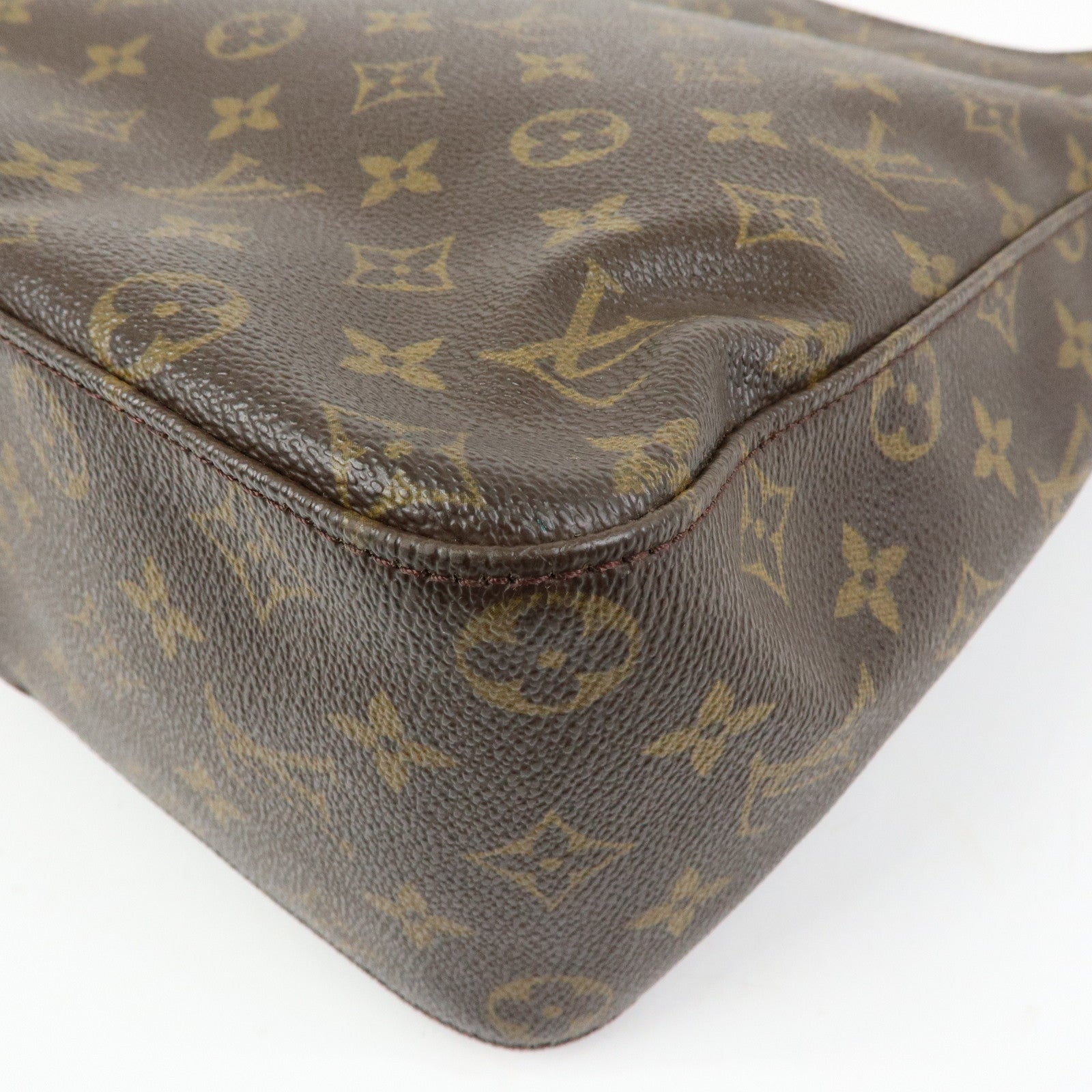 Louis Vuitton Monogram Looping GM Shoulder Bag Brown M51145