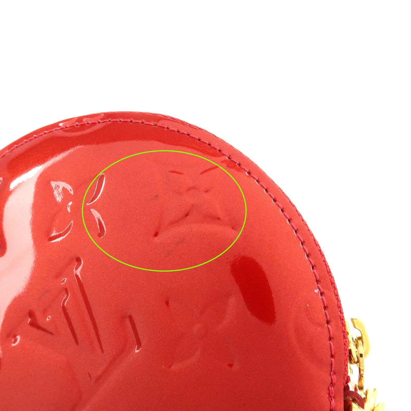 Louis Vuitton Monogram Vernis Leather Portemonnaie Lapin Coin Case