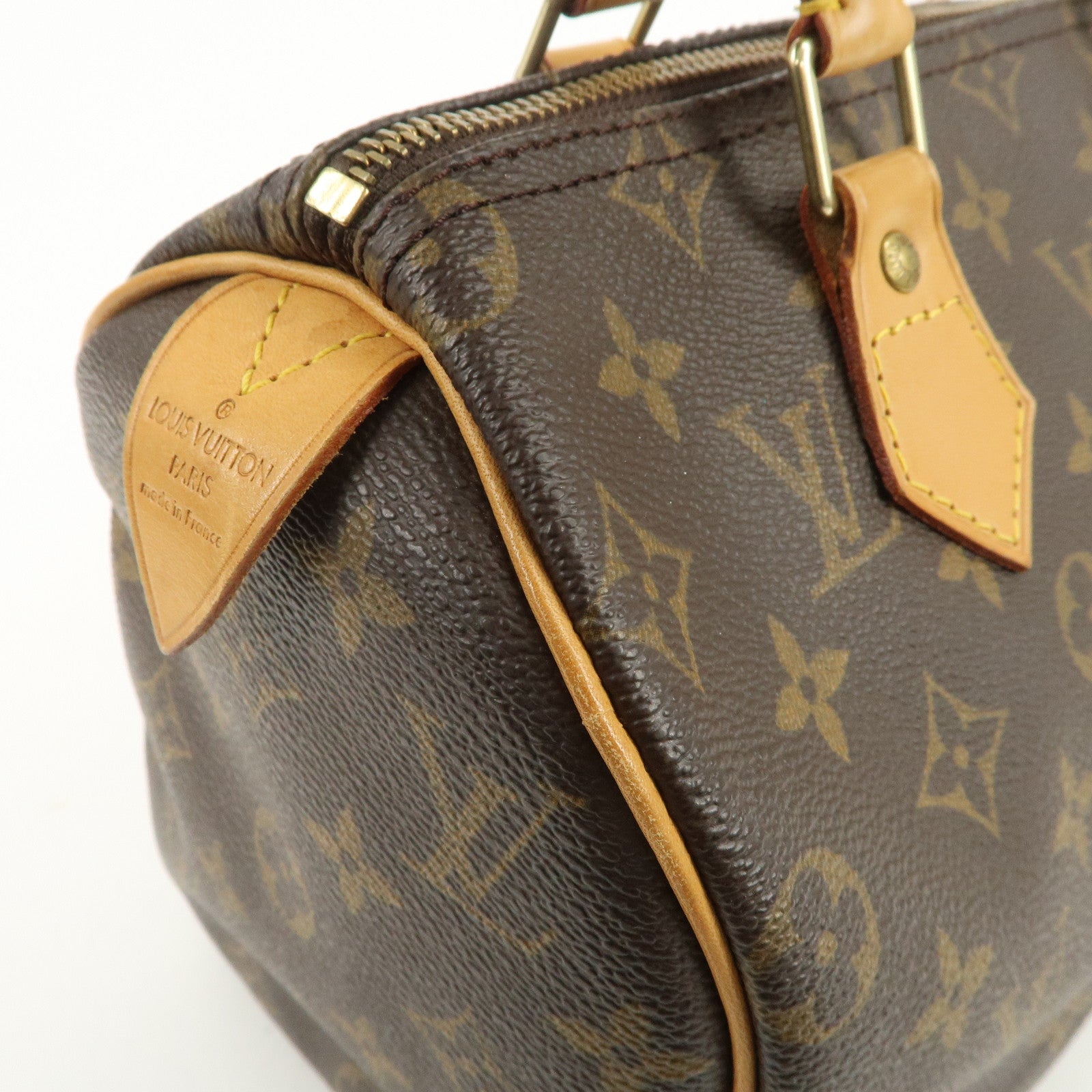 Louis Vuitton Monogram Speedy 25 Boston Bag Hand Bag Brown M41528