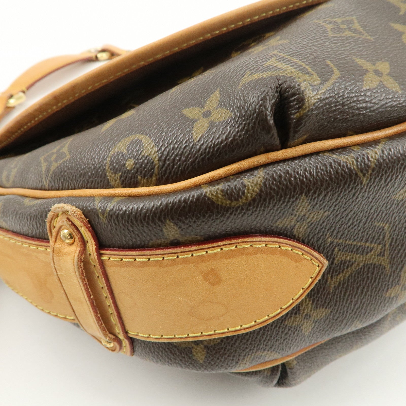 Louis Vuitton Monogram Tulum GM Shoulder Bag Brown M40075 Used