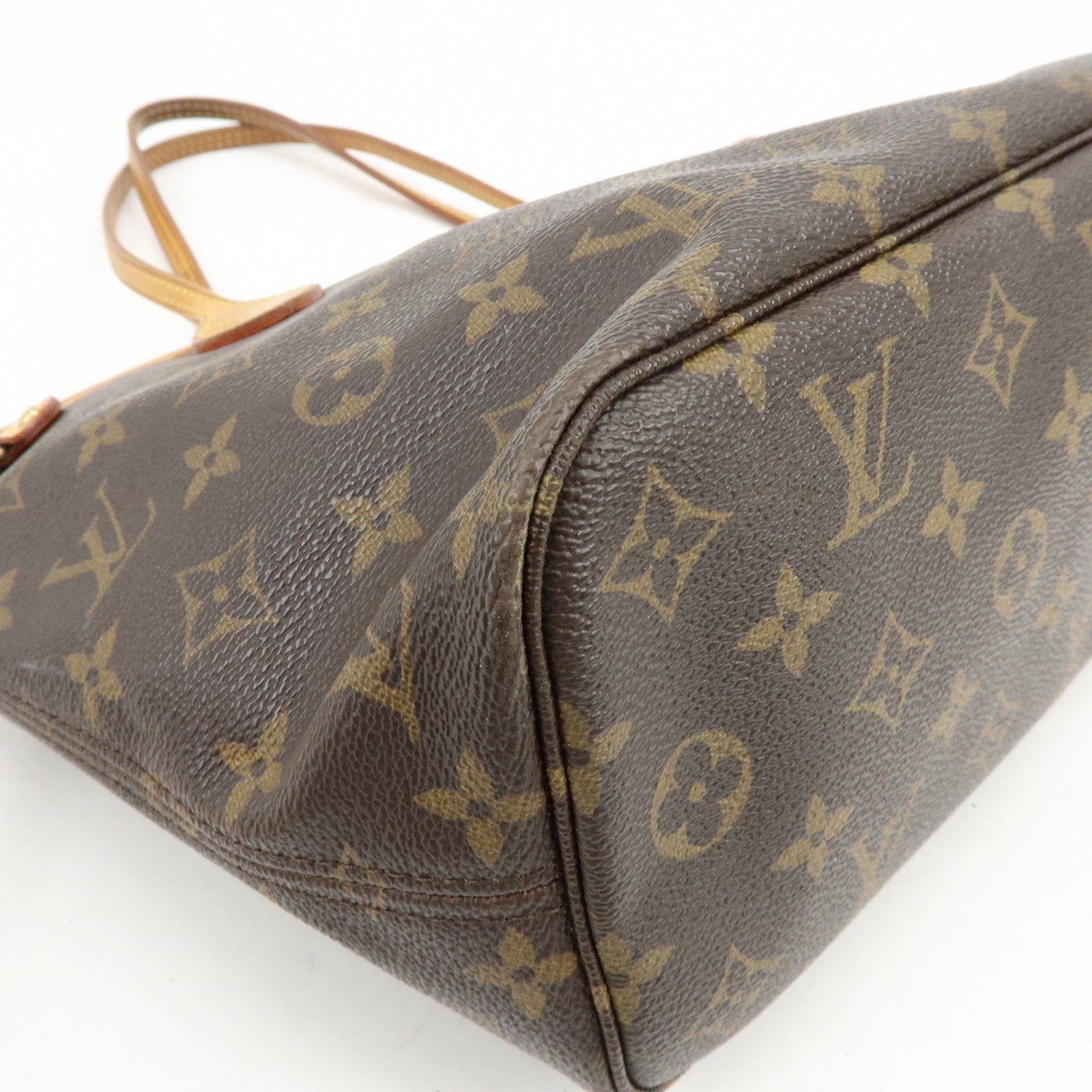 Louis Vuitton Monogram Neverfull PM Tote Bag Hand Bag Brown M40155