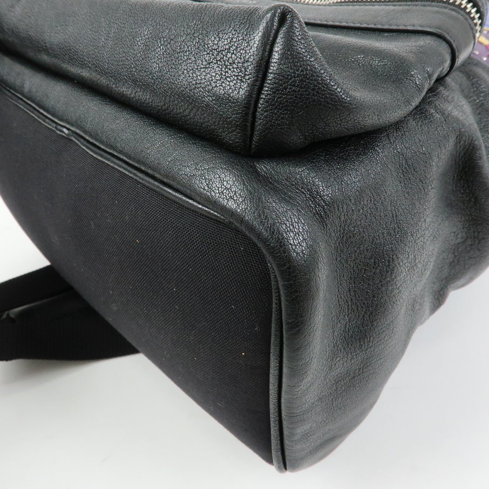 SAINT LAURENT PARIS CIty Leather Backpack Rucksack Black