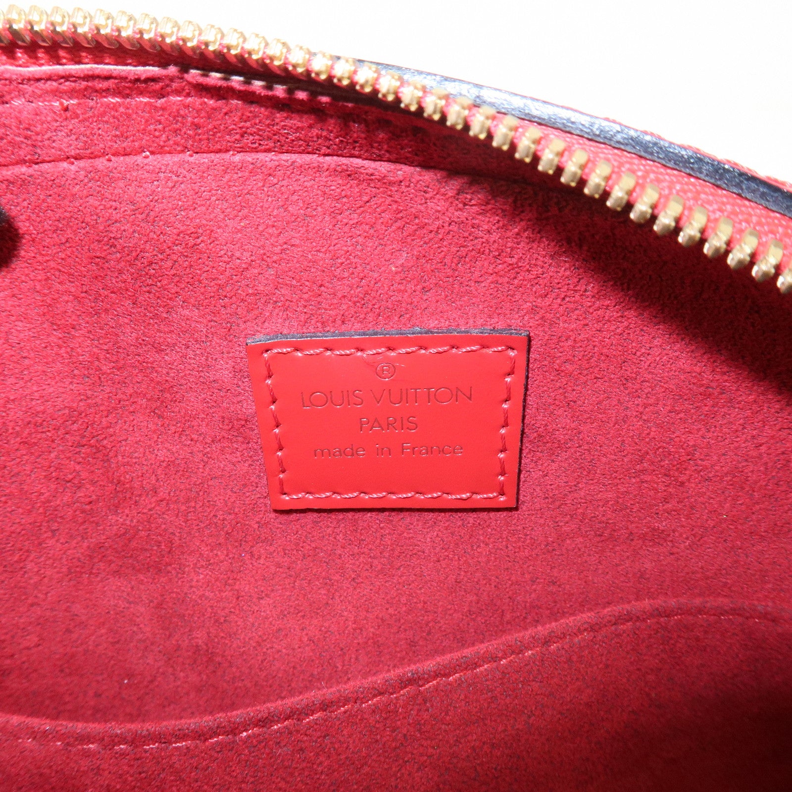 Louis Vuitton Epi Leather Jasmine Hand Bag Castilian Red M52087