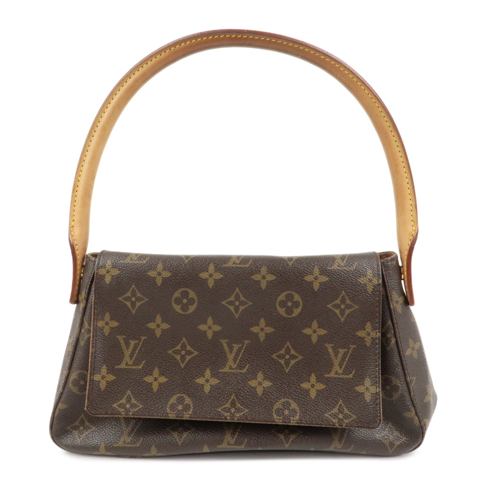 Louis Vuitton Monogram Mini Looping Shoulder Bag Brown M51147