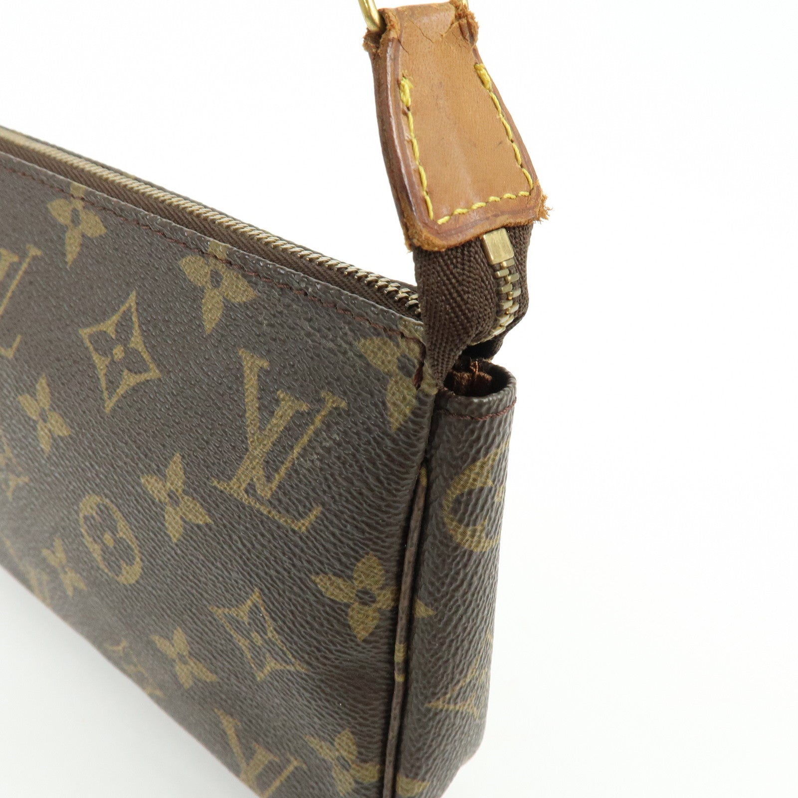 Louis Vuitton Monogram Pochette Accessoires Pouch Hand Bag M51980