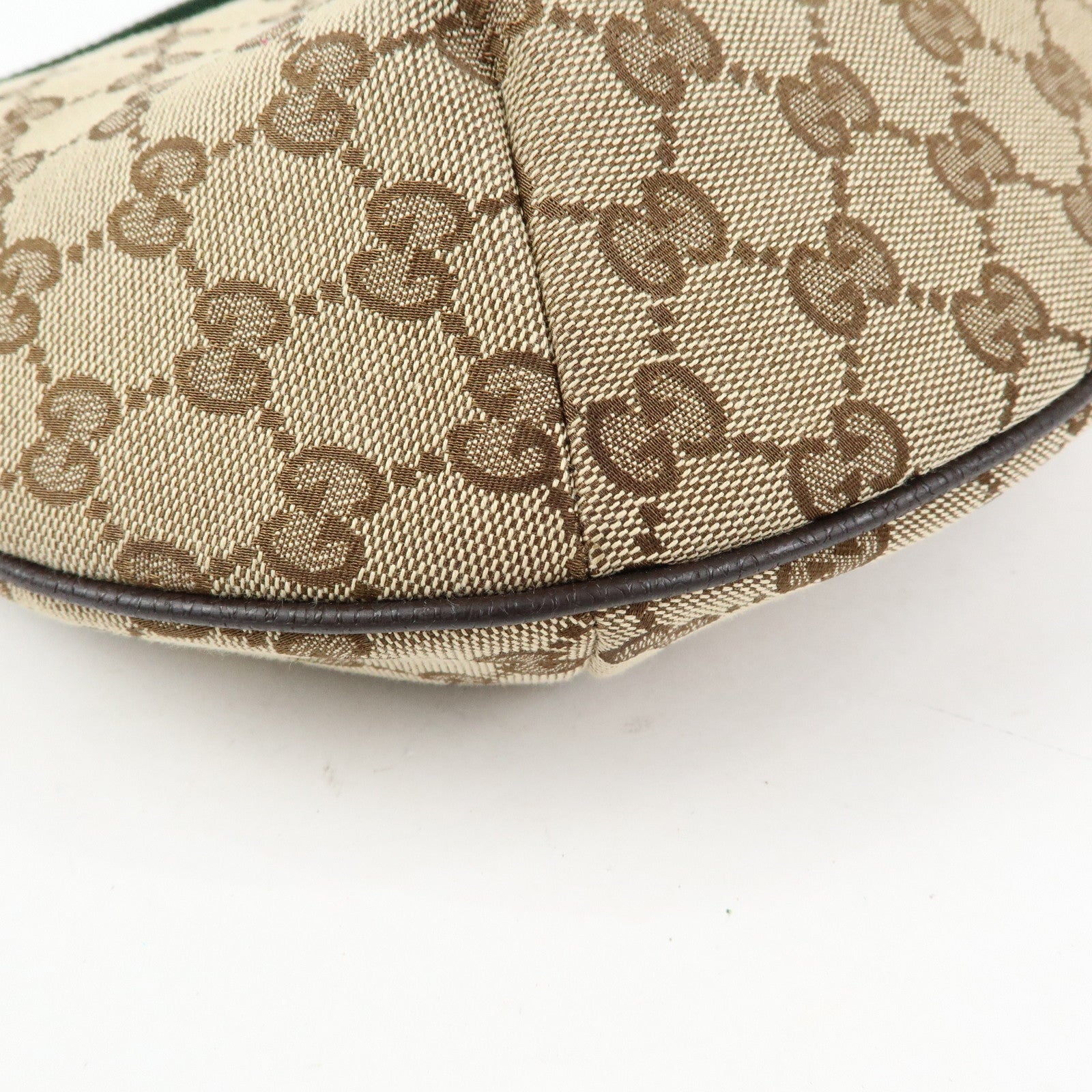 GUCCI Sherry GG Canvas Shoulder Crossbody Bag Beige Brown 181092
