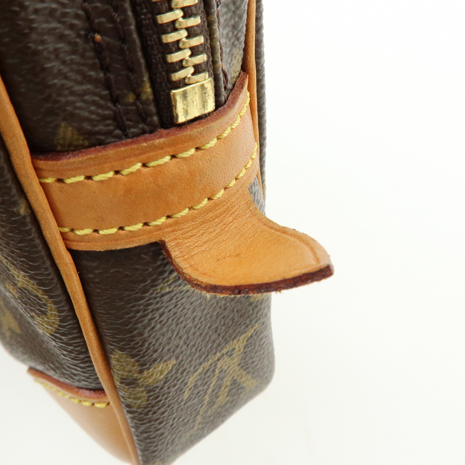 Louis Vuitton Monogram Marly Dragonne GM Clutch Bag Brown M51825