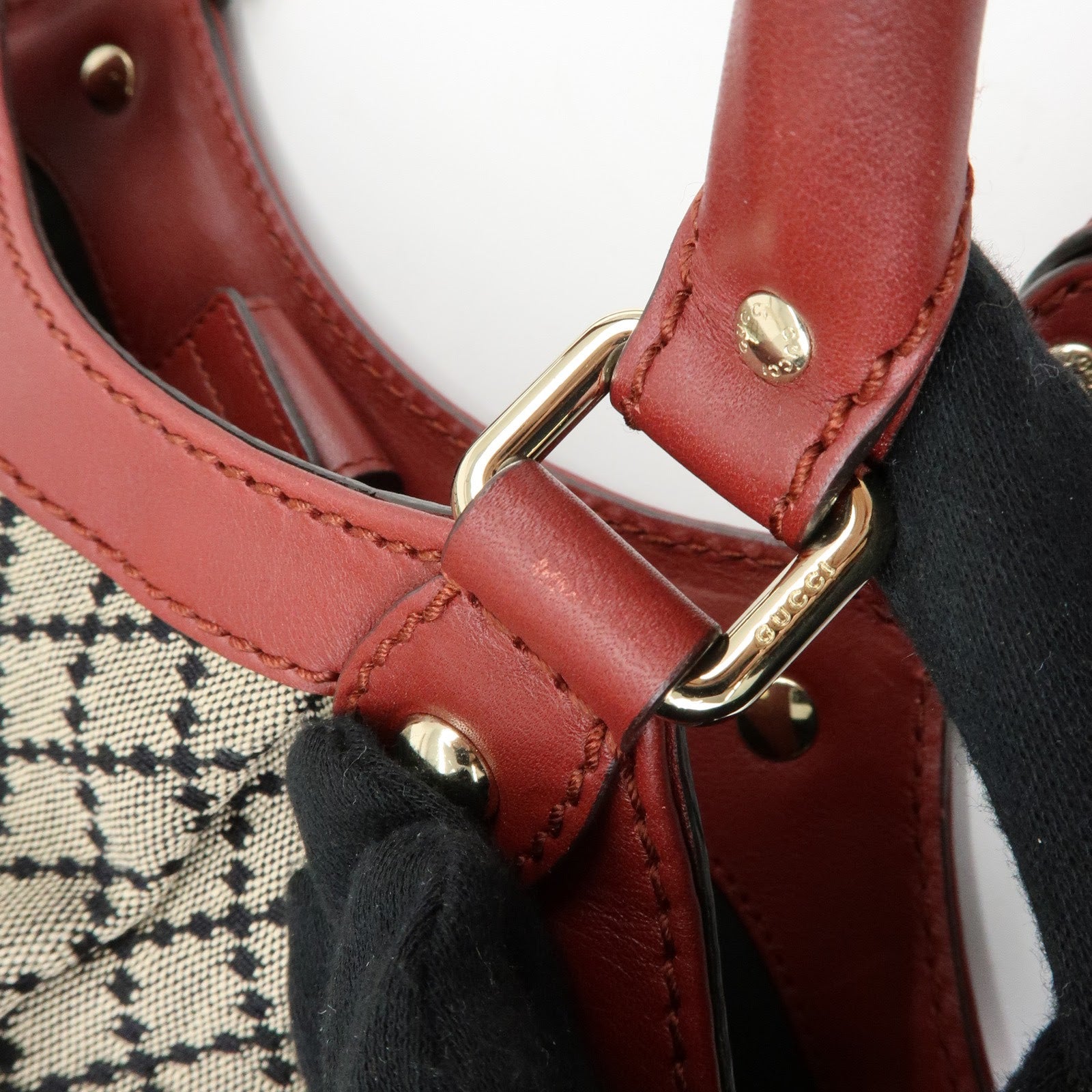 GUCCI Diamante Sukey Interlocking G Tote Bag Hand Bag 211944