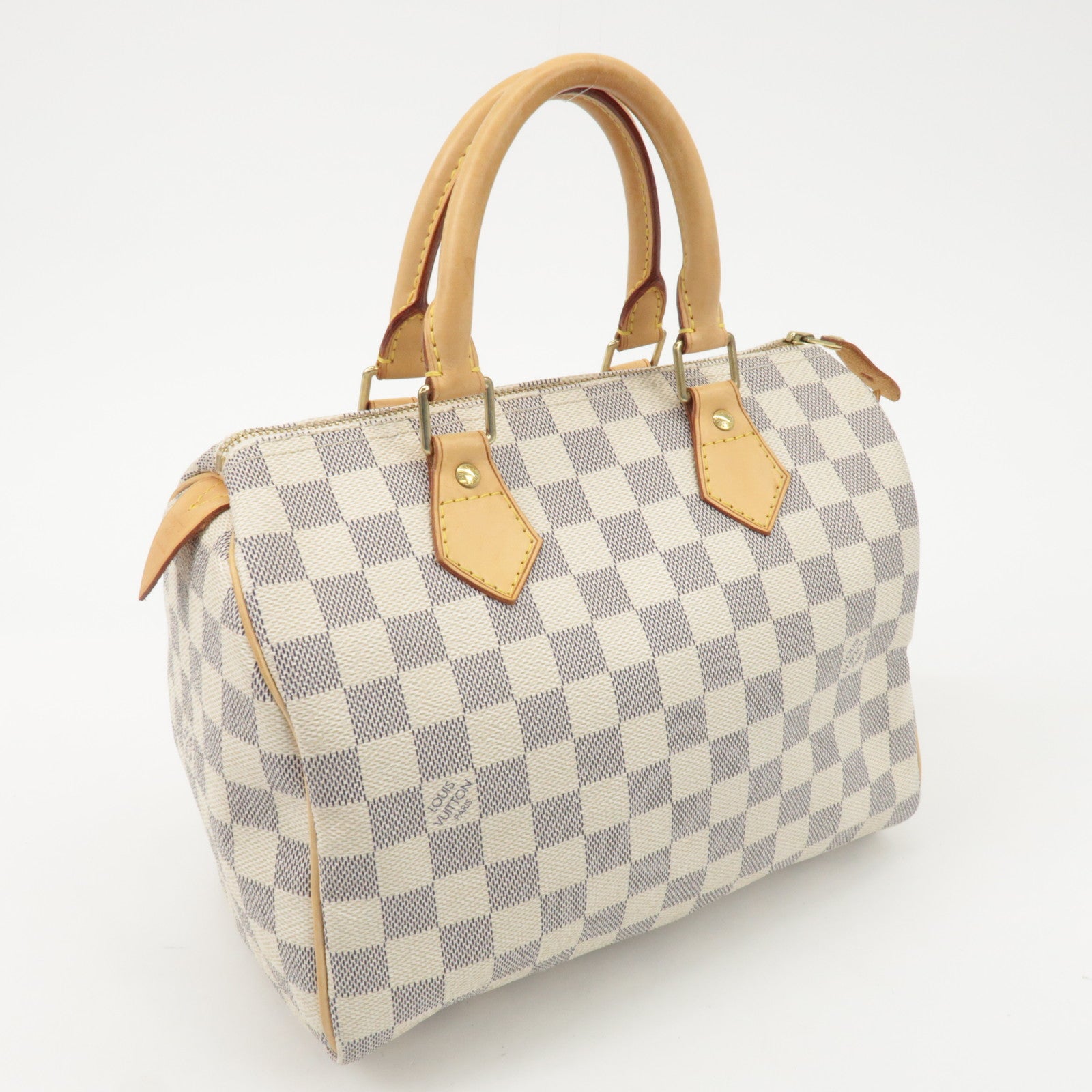 Louis Vuitton Damier Azur Speedy 25 Boston Bag Hand Bag N41534 Used