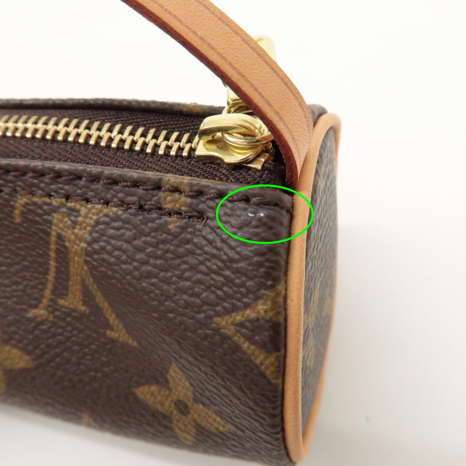 Louis Vuitton Monogram Mini Pouch for Papillon Bag New Style Used