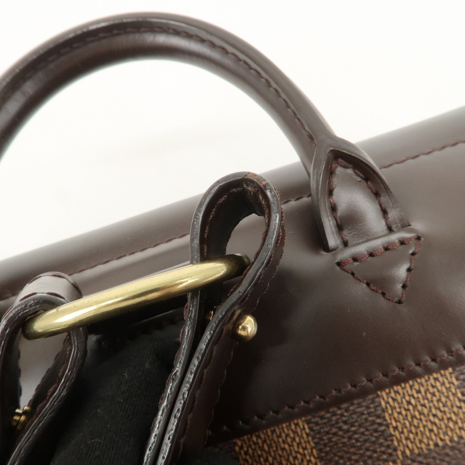 Louis Vuitton Damier Canvas Soho Backpack Ruck Sac Brown N51132