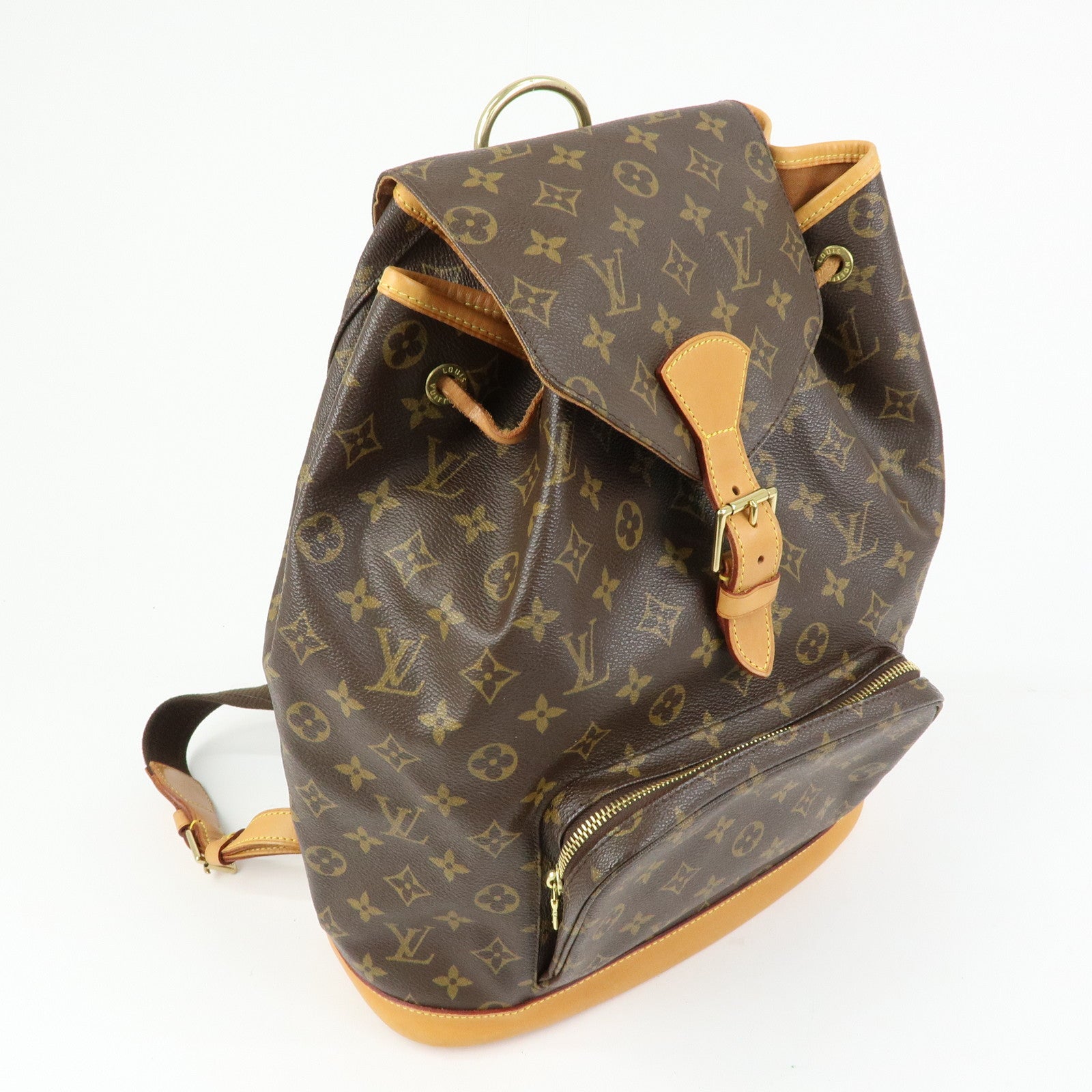 Louis Vuitton Monogram Montsouris GM Backpack Brown M51135