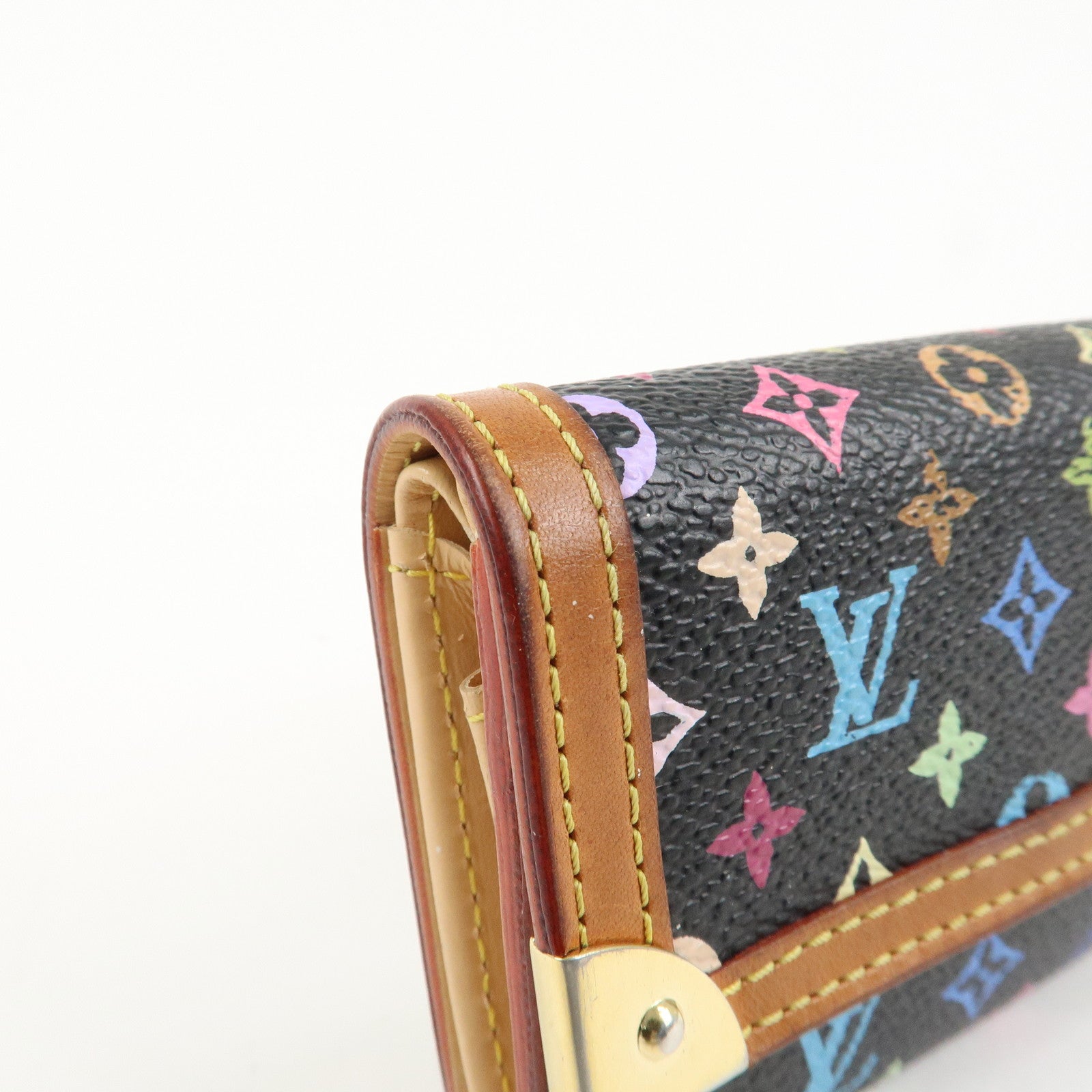 Louis Vuitton Monogram Multicolor Porte Monnaie Plat M92656 Used