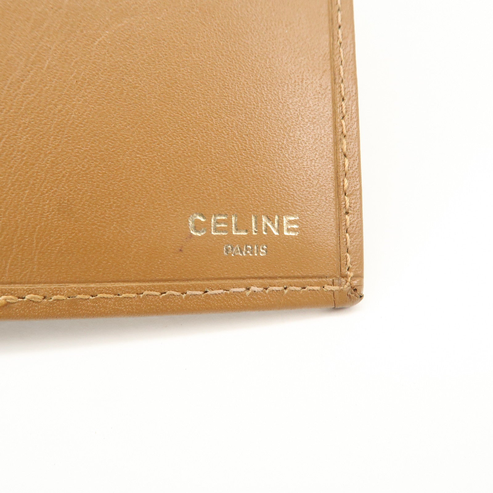 CELINE Macadam PVC Leather Long Wallet Brown