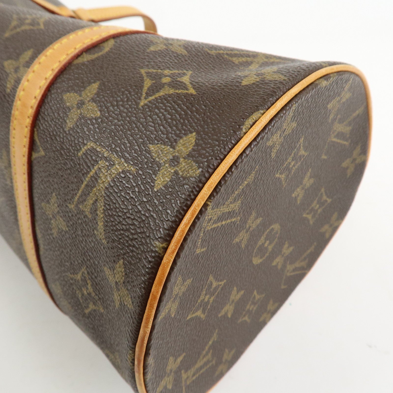 Louis Vuitton Monogram Papillon 30 Hand Bag Brown M51385