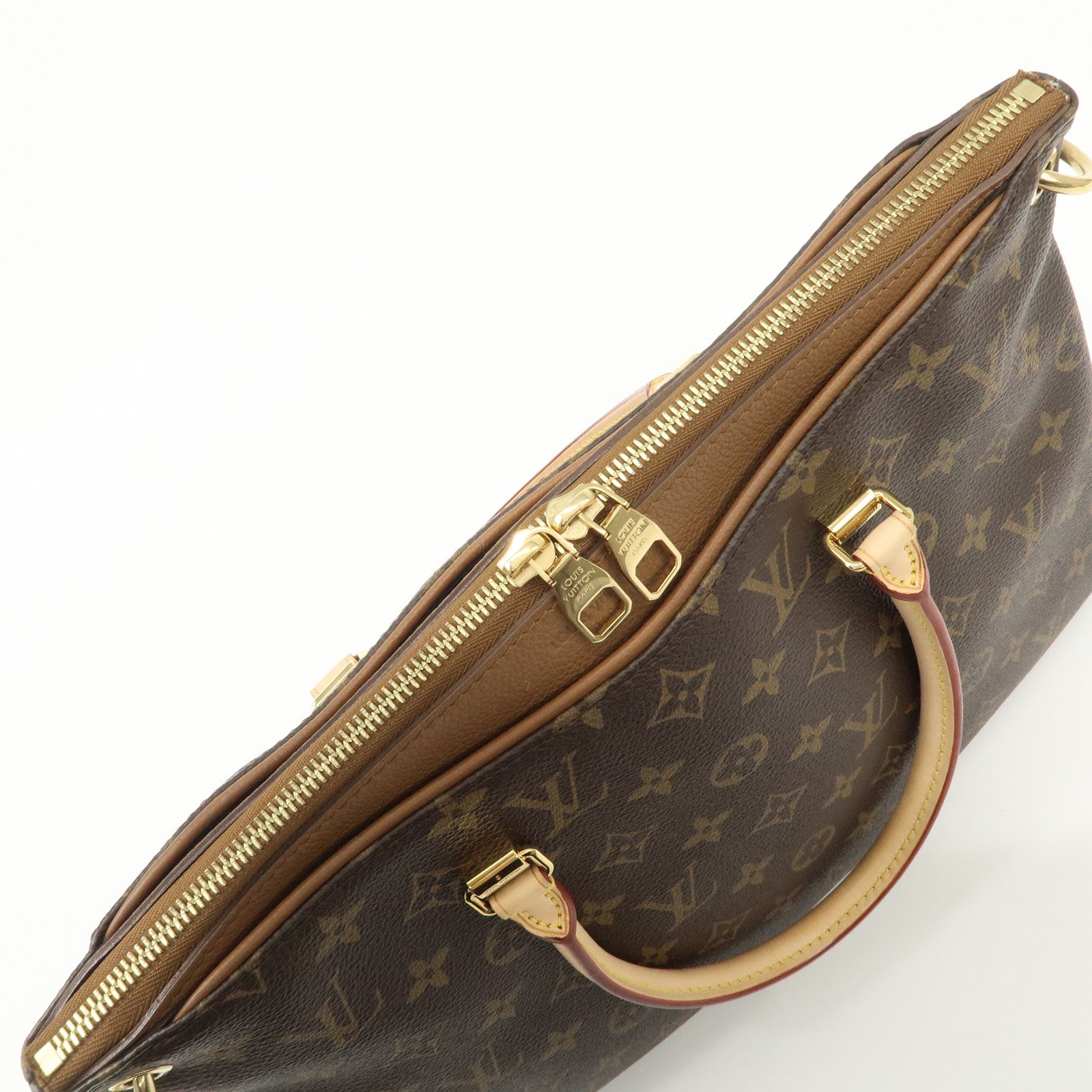 Louis Vuitton Monogram Canvas Pallas Hand Bag M40907 Used