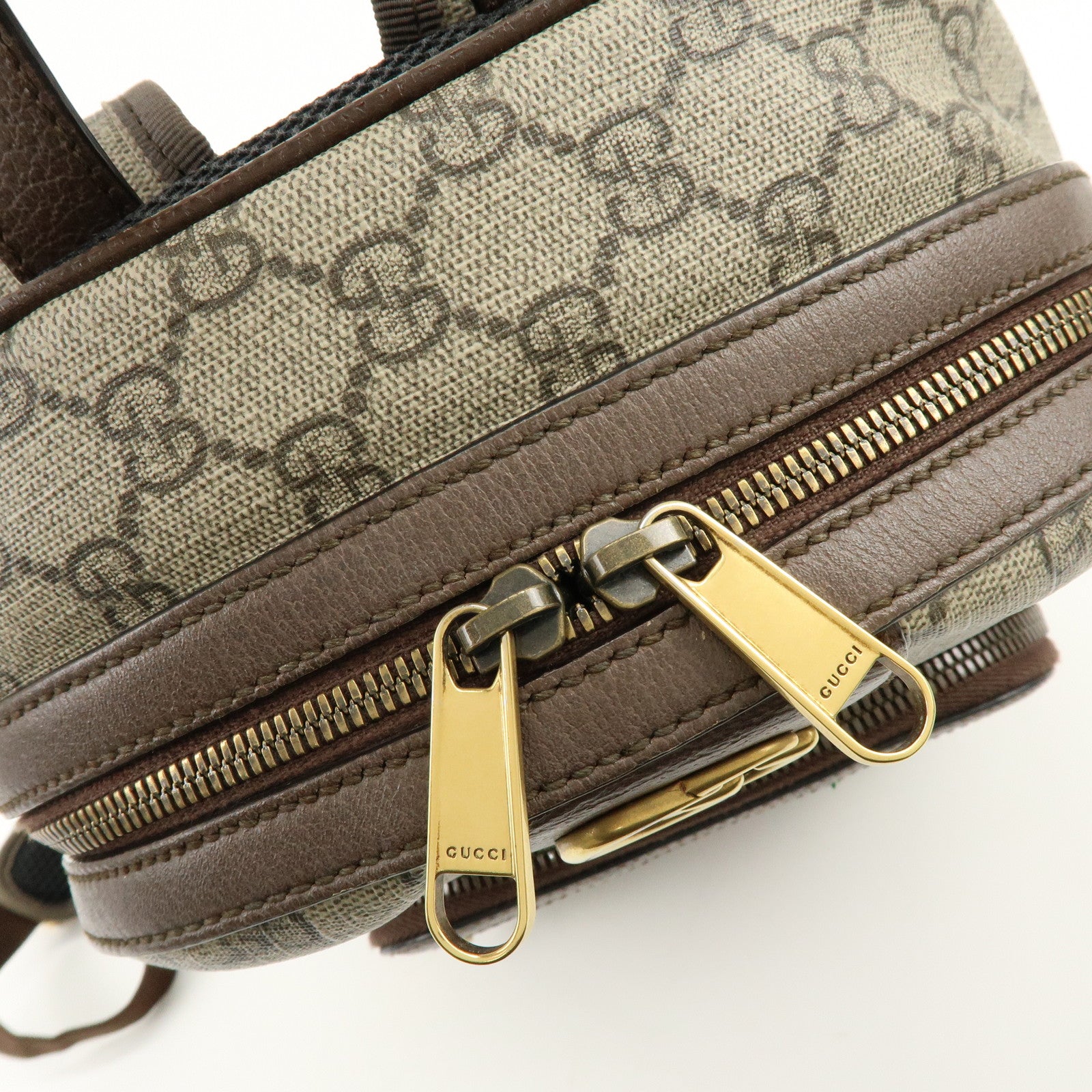 GUCCI Ophidia Sherry GG Marmont GG Supreme Leather Backpack 547965