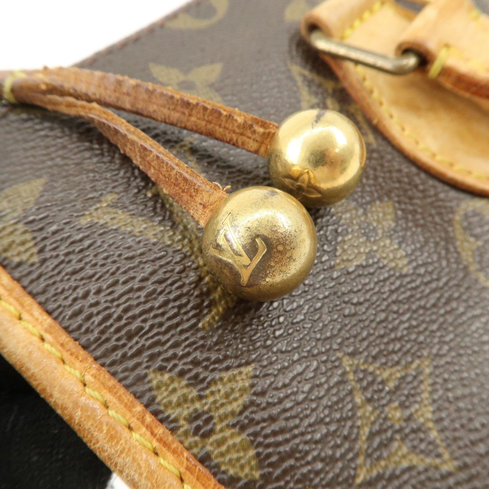 Louis Vuitton Monogram Popincourt Hand Bag Brown M40009 Used