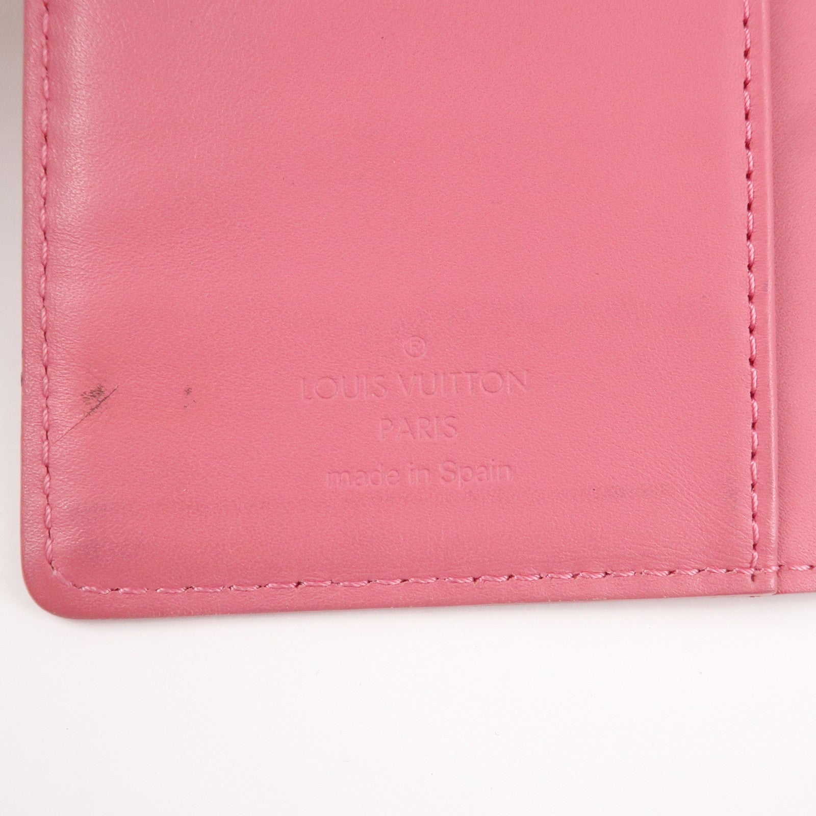 Louis Vuitton Monogram Vernis Agenda PM Planner Cover R2101F Used
