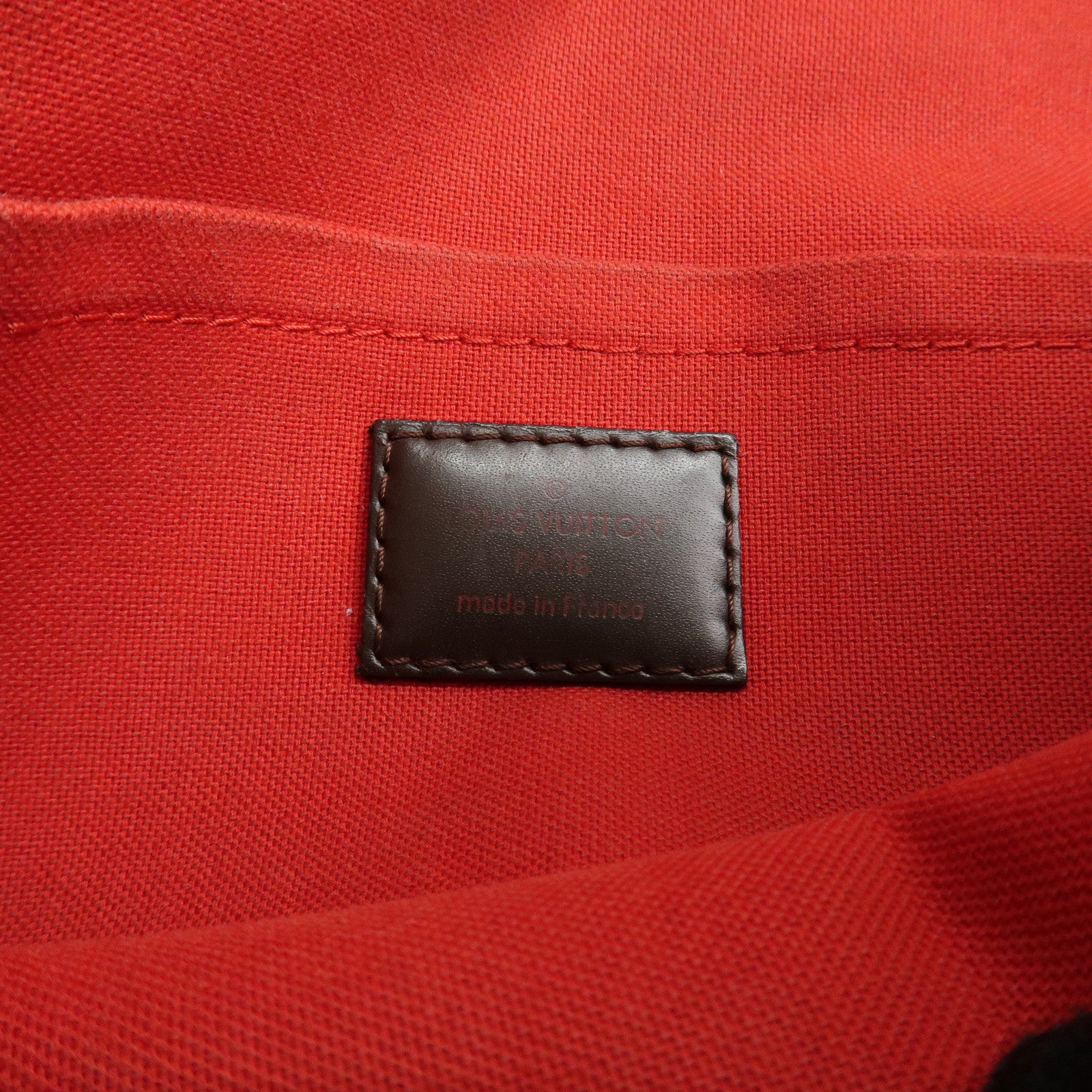 Louis Vuitton Damier Favorite MM Canvas Leather Shoulder Bag FL4126 Used