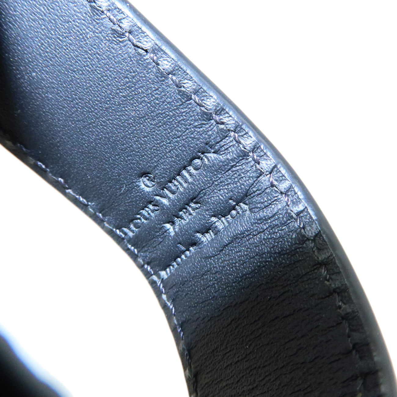 Louis Vuitton Damier Graphite Dragonne Key Chain Bag Charm M62706