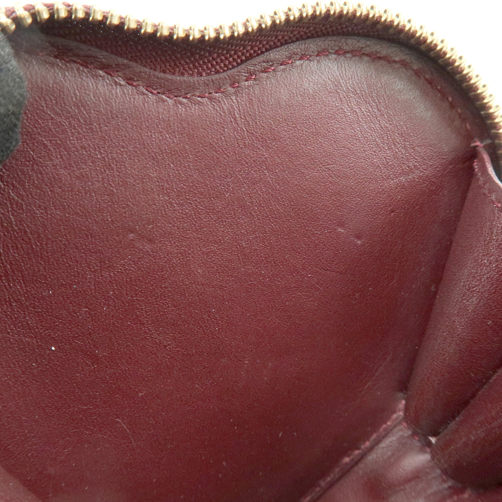 Louis Vuitton Monogram Vernis Porte Monnaie Coeur Coin Case M91474