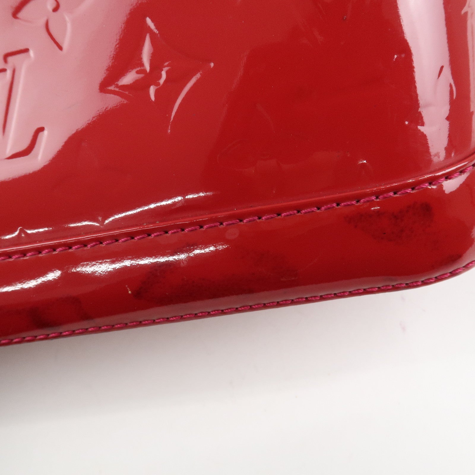 Louis Vuitton Monogram Vernis Alma BB 2Way Bag Rose Indien M91771 Used