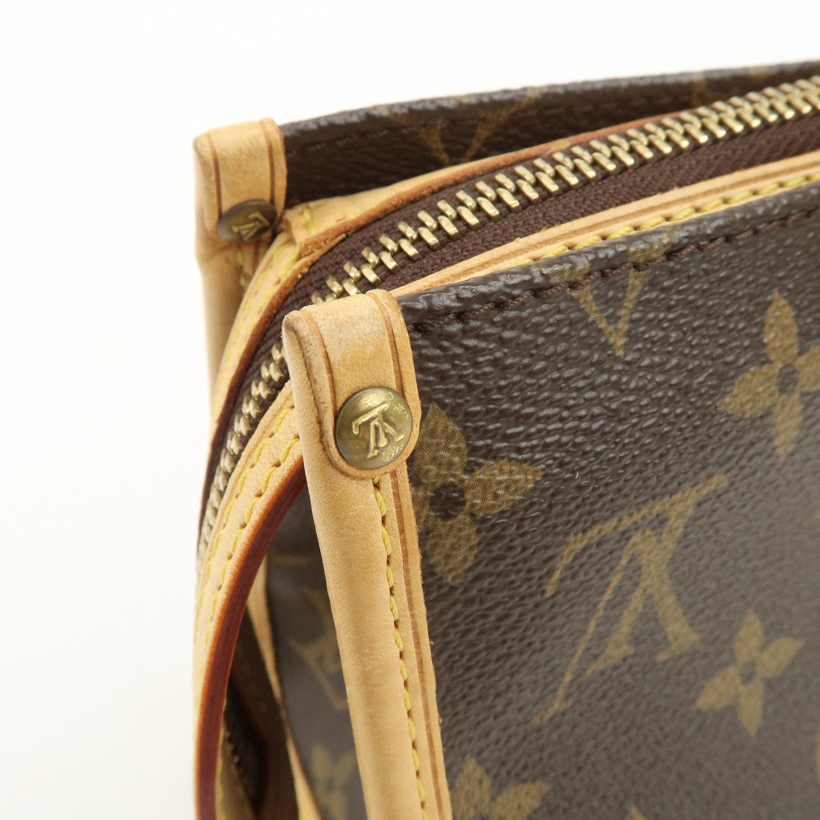 Louis Vuitton Monogram Popincourt Hand Bag Brown M40009