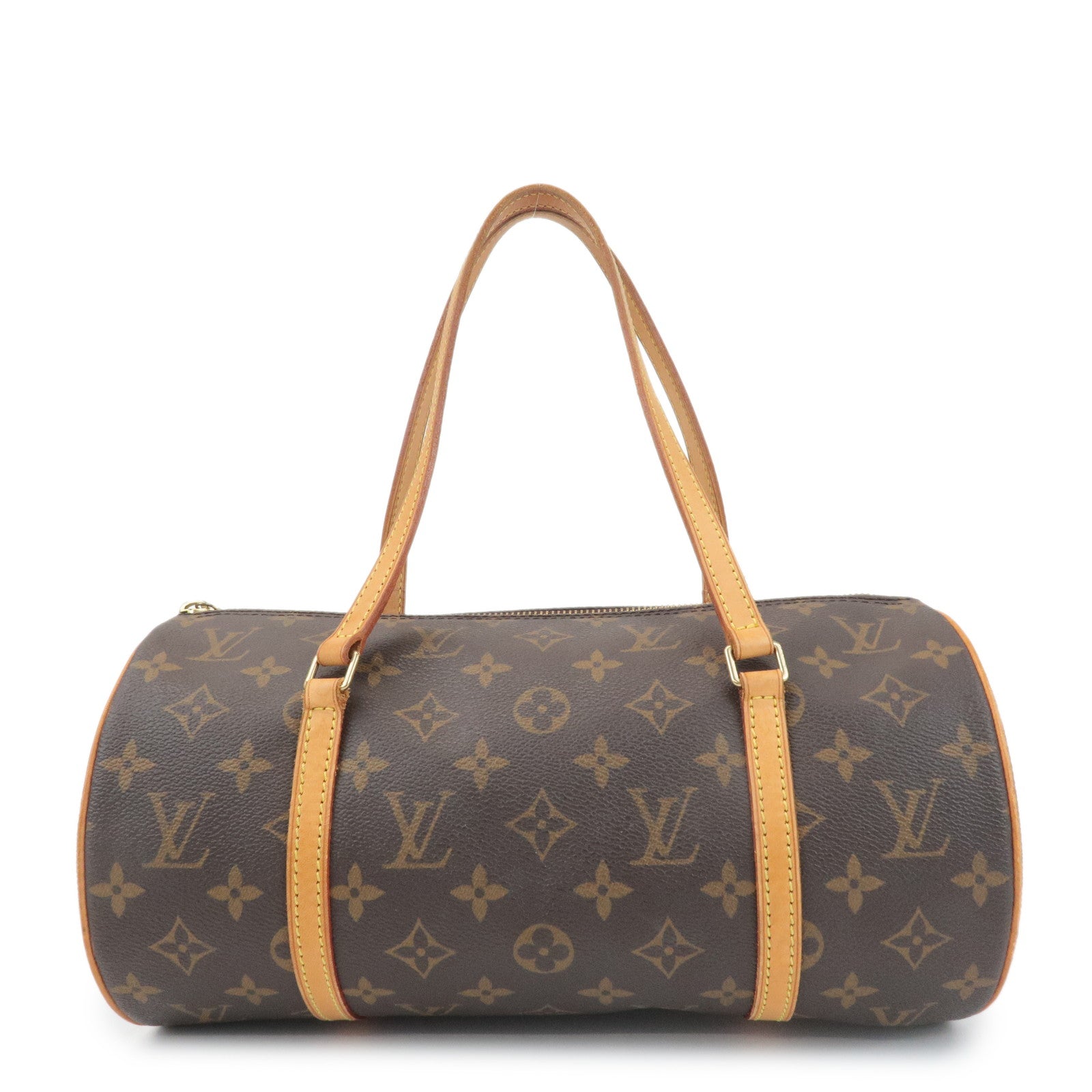Louis Vuitton Monogram Papillon 30 Hand Bag New Style Brown M51385