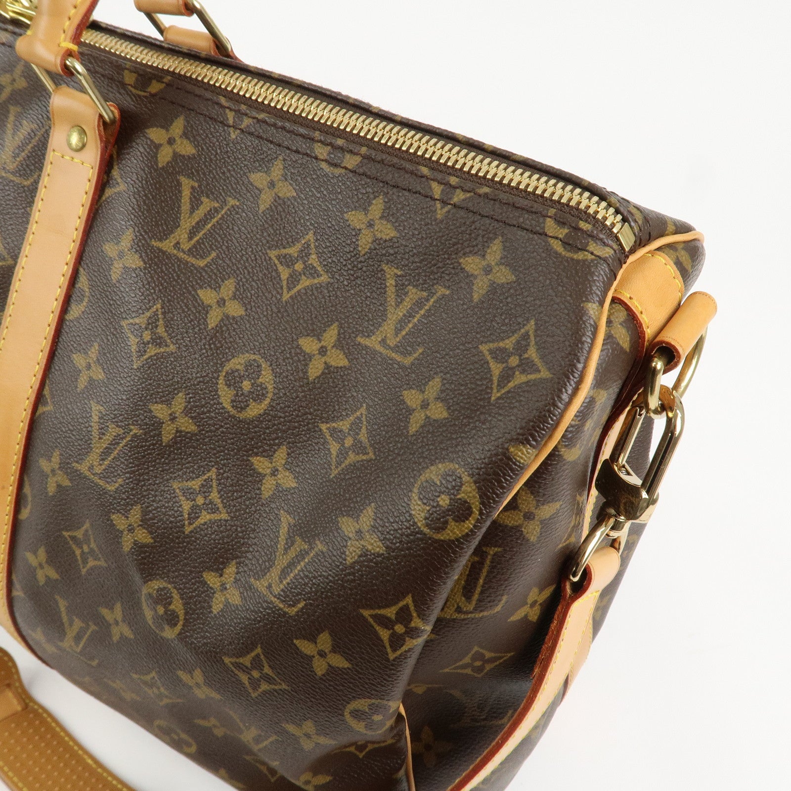 Louis Vuitton Monogram Keep All 50 Bandouliere Boston Bag M41416