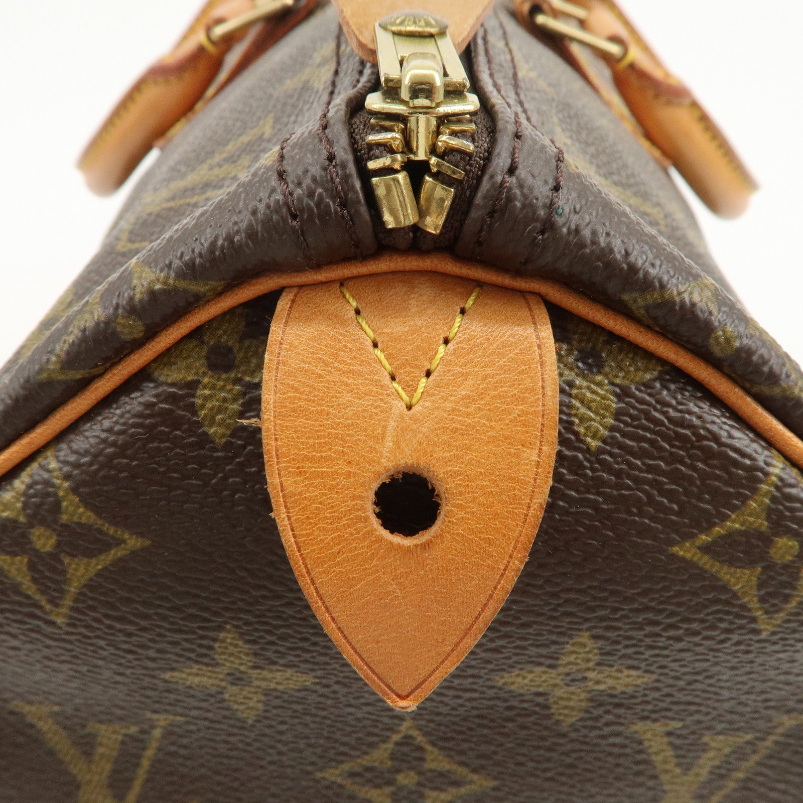 Louis Vuitton Monogram Speedy 40 Hand Bag Boston Bag Brown M41522