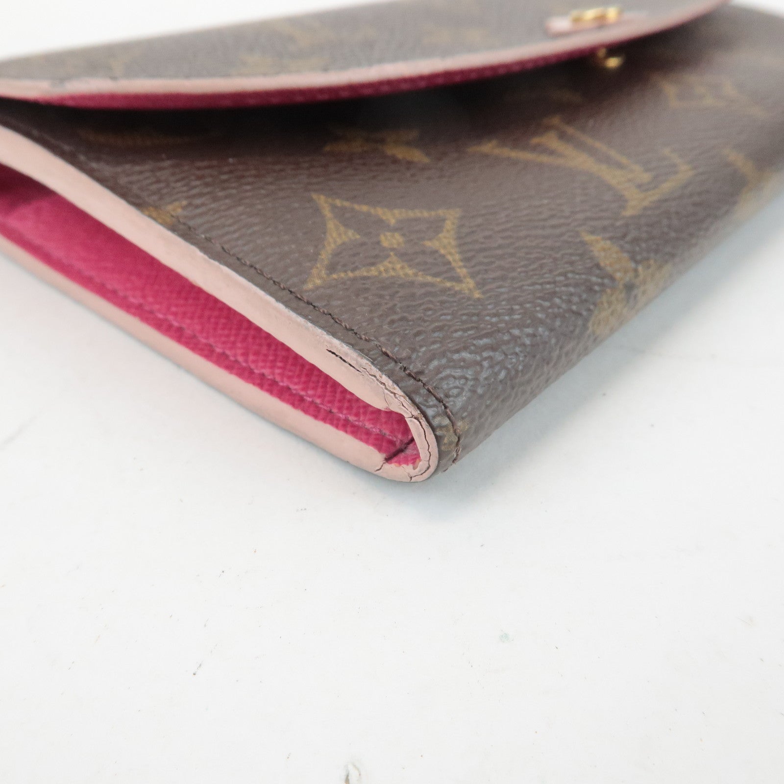 Louis Vuitton Monogram Portefeuille Emily Flower Wallet M64202 Used