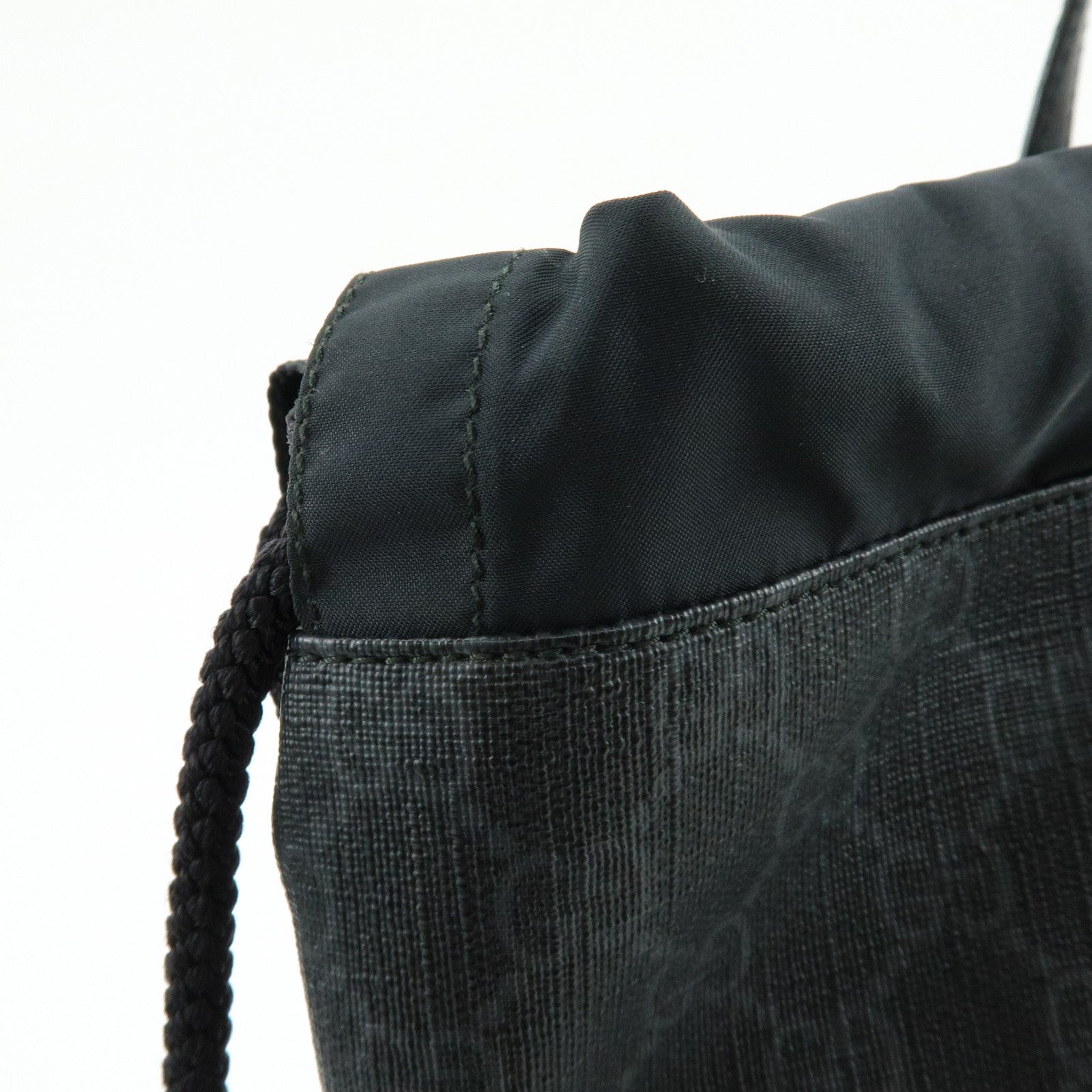 GUCCI Sherry GG Supreme Leather Backpack Rucksack Black 473872