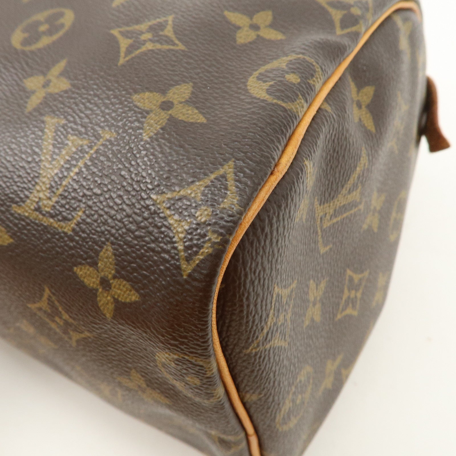 Louis Vuitton Monogram Speedy 25 Boston Bag Hand Bag Brown M41528