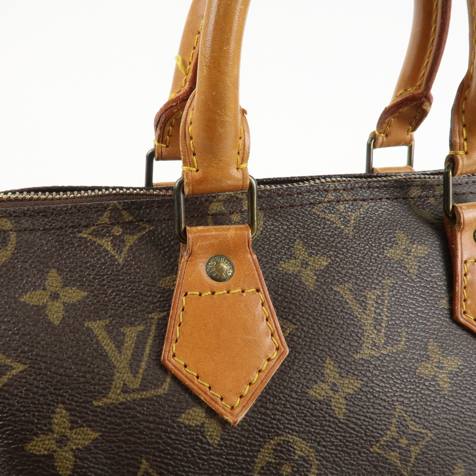 Louis Vuitton Monogram Speedy 25 Hand Bag Boston Bag M41528 Used